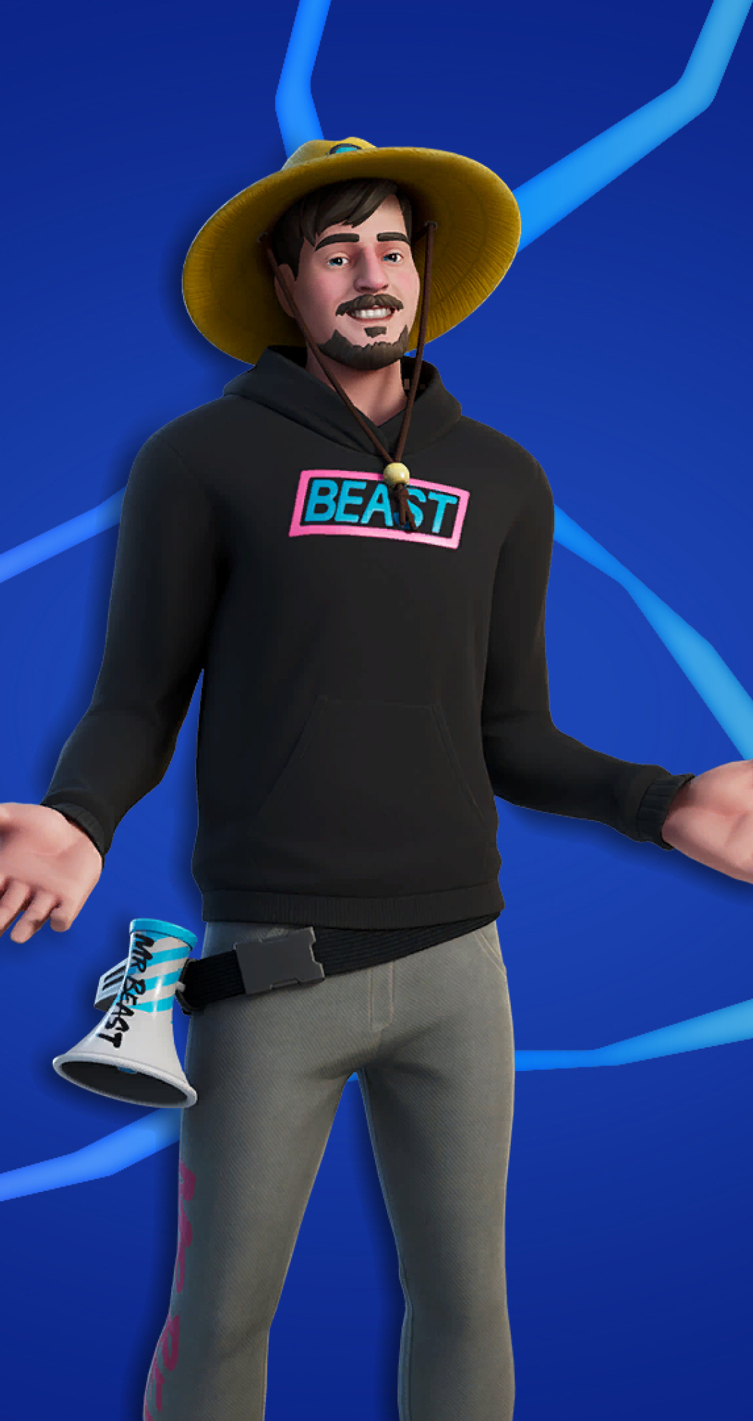 1082x2042 Fortnite MrBeast Extreme Survival Skin 1082x2042 Resolution