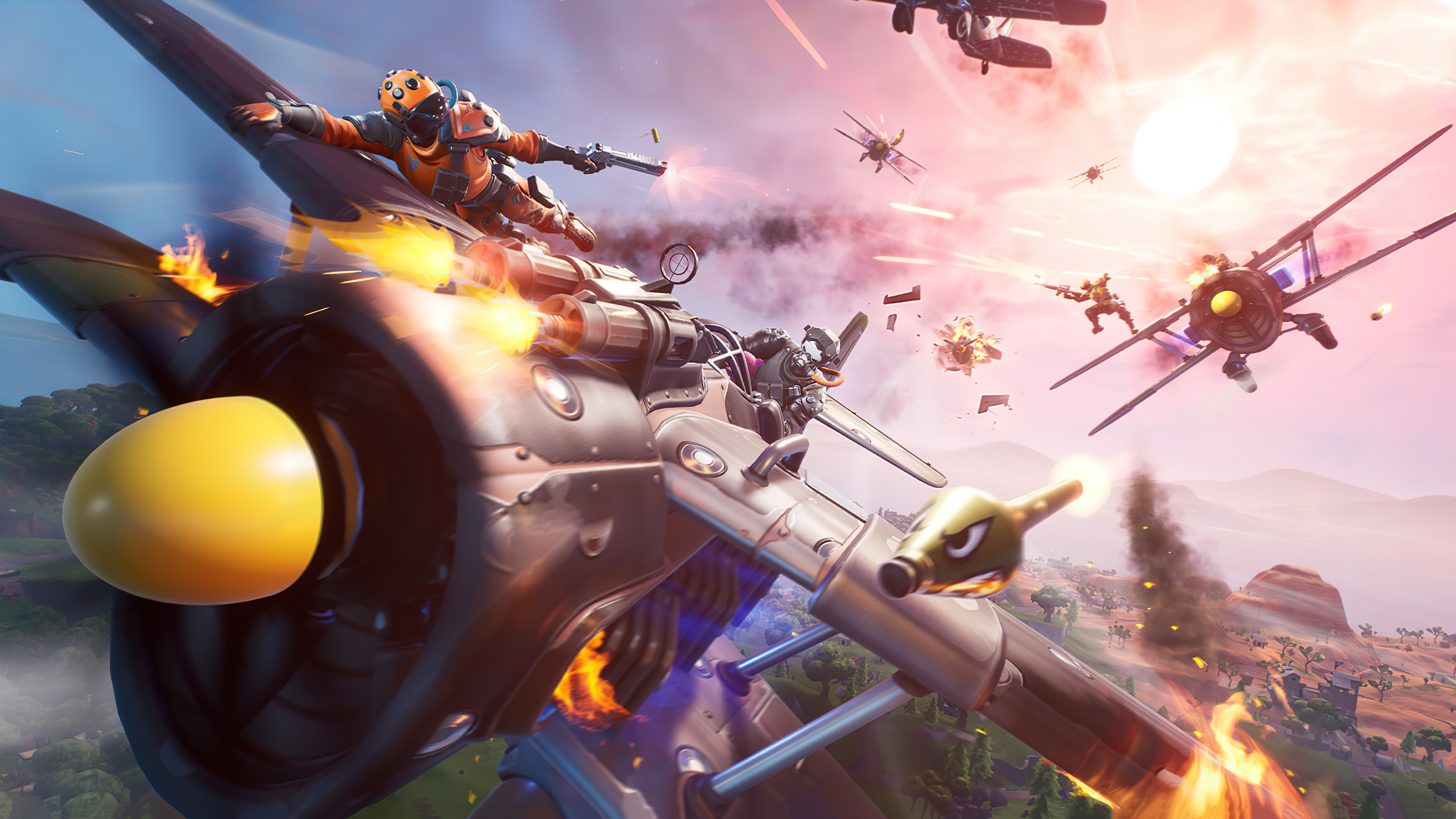 Fortnite Plane Fight Wallpaper, HD Games 4K Wallpapers, Images, Photos and  Background - Wallpapers Den