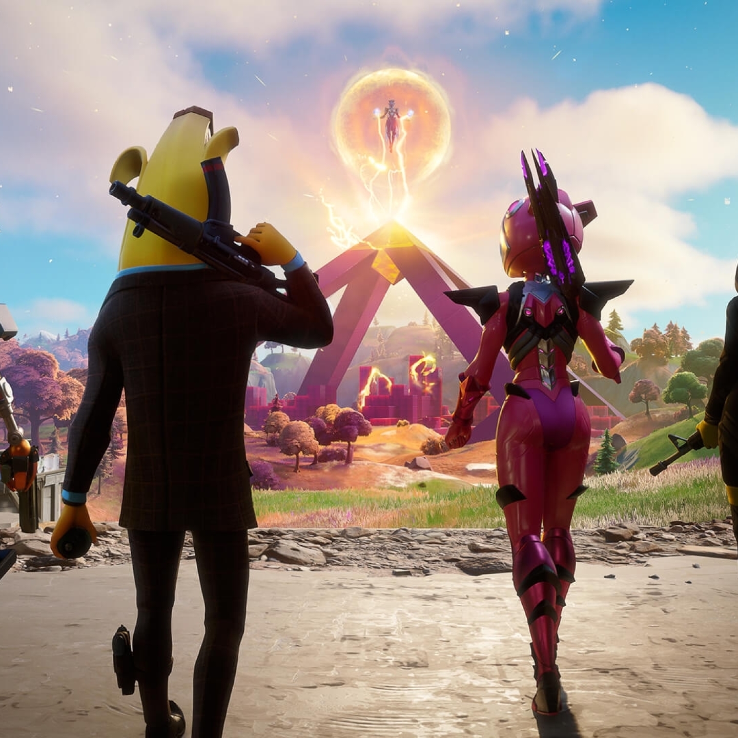 1440x1440 Fortnite The End Chapter 2 1440x1440 Resolution Wallpaper Hd Games 4k Wallpapers 