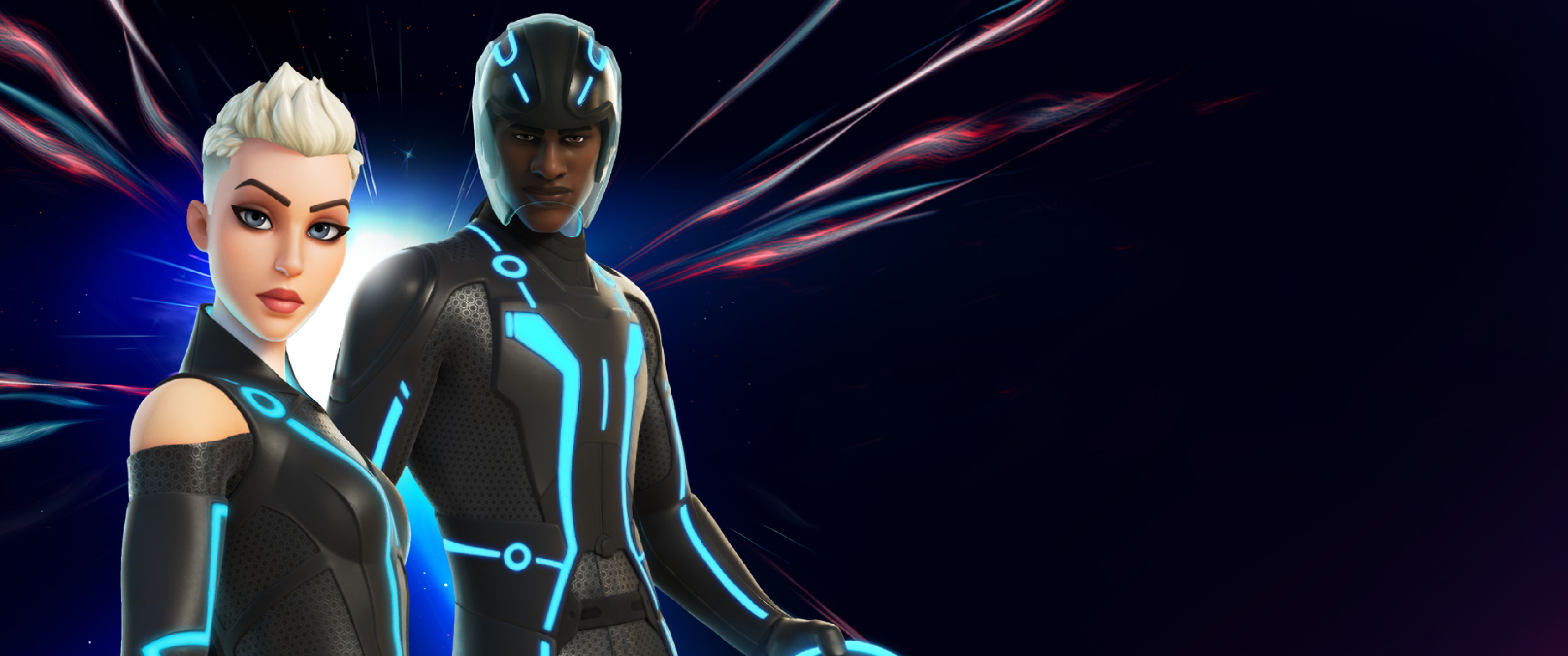 3440x1440 Resolution Fortnite Tron Warrior Skin 3440x1440 Resolution