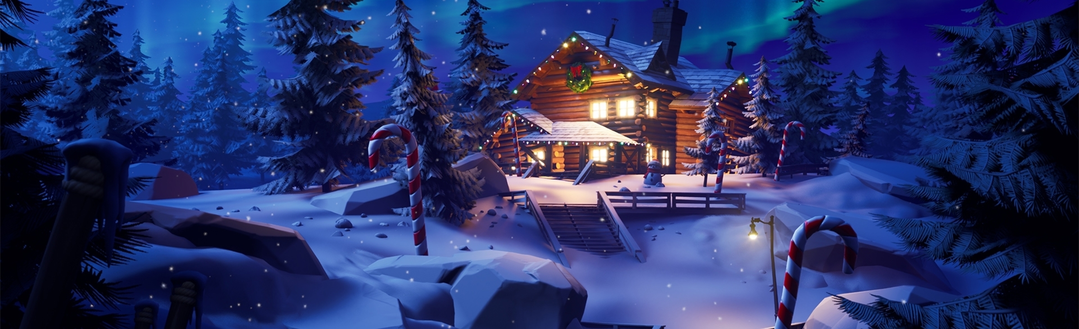 3540x1080 Resolution Fortnite Winterfest 3540x1080 Resolution Wallpaper ...