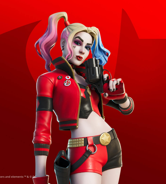 680x750 Fortnite Zero Point X Batman Comic Harley Quinn Skin 680x750 Resolution Wallpaper Hd 