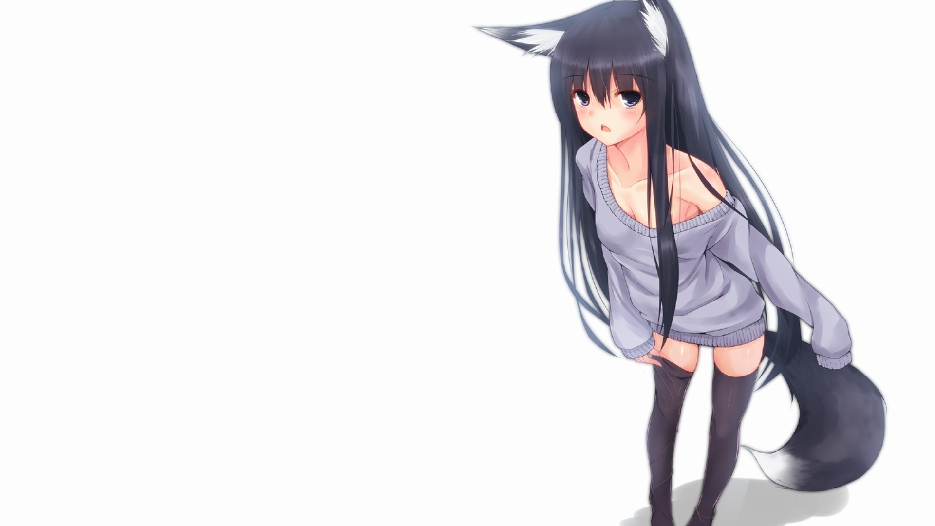 1920x1080 Foxgirl Girl Brunette 1080p Laptop Full Hd Wallpaper Images, Photos, Reviews