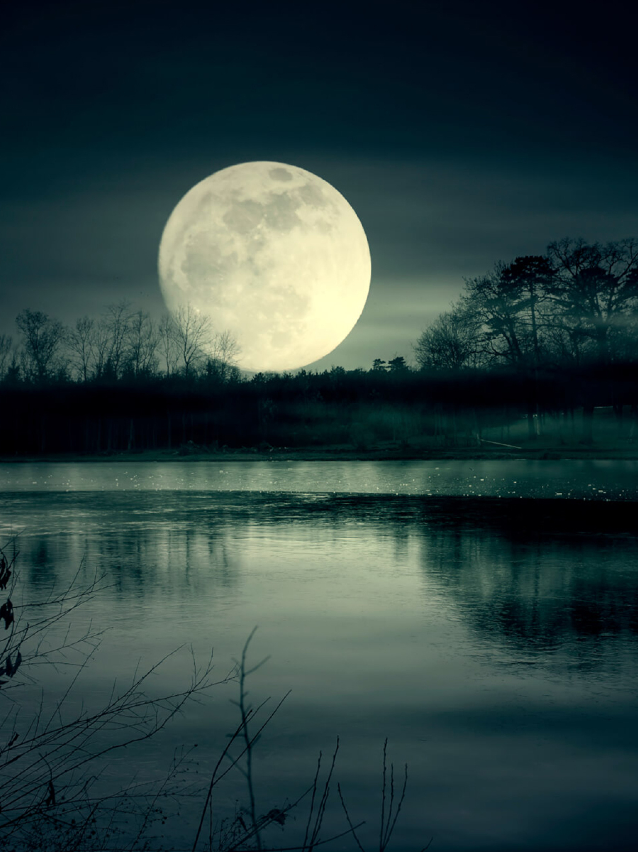Тишина свет луны