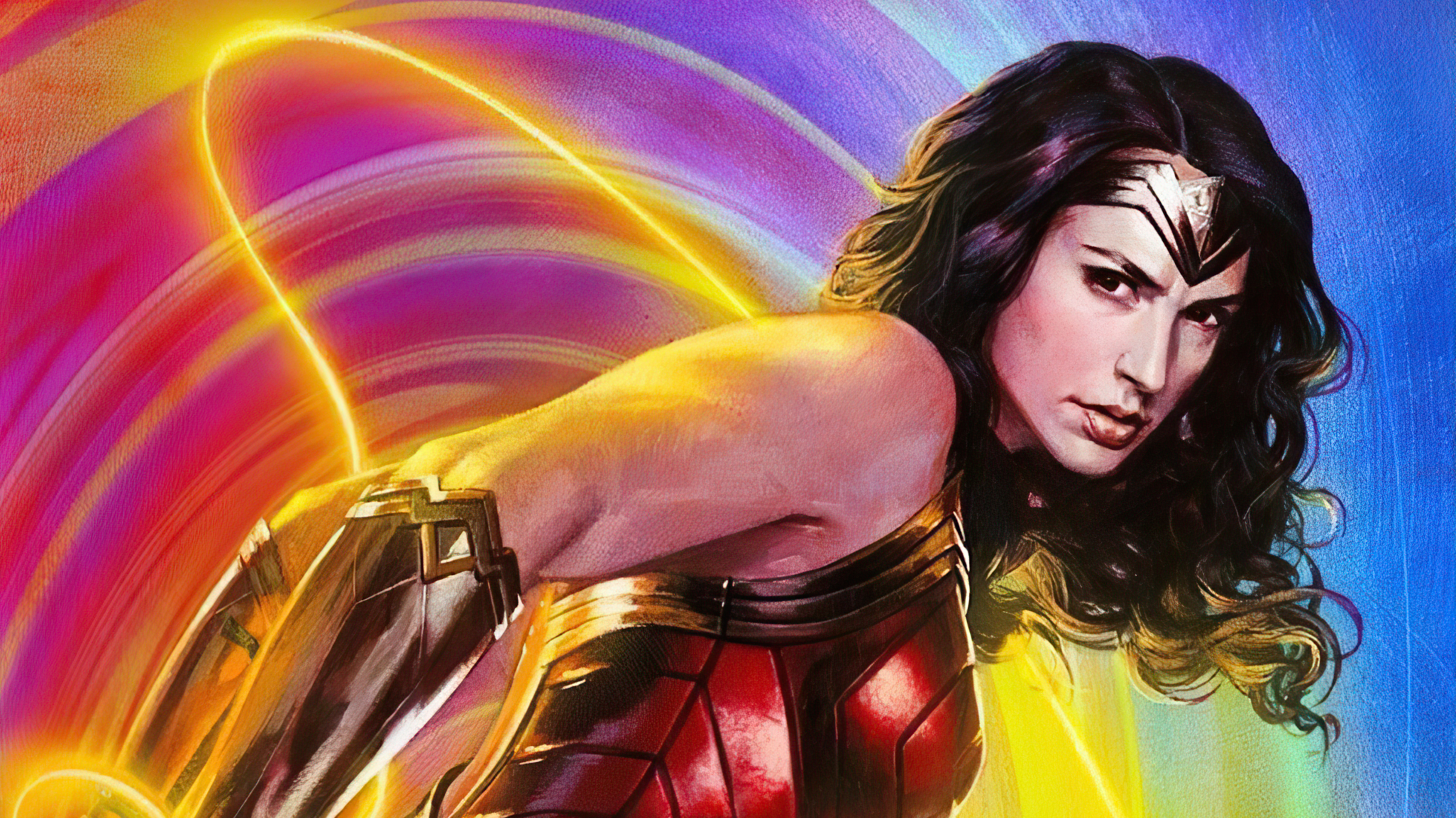 Gal Gadot Wonder Woman Digital Draw Wallpaper Hd Movies 4k Wallpapers ...