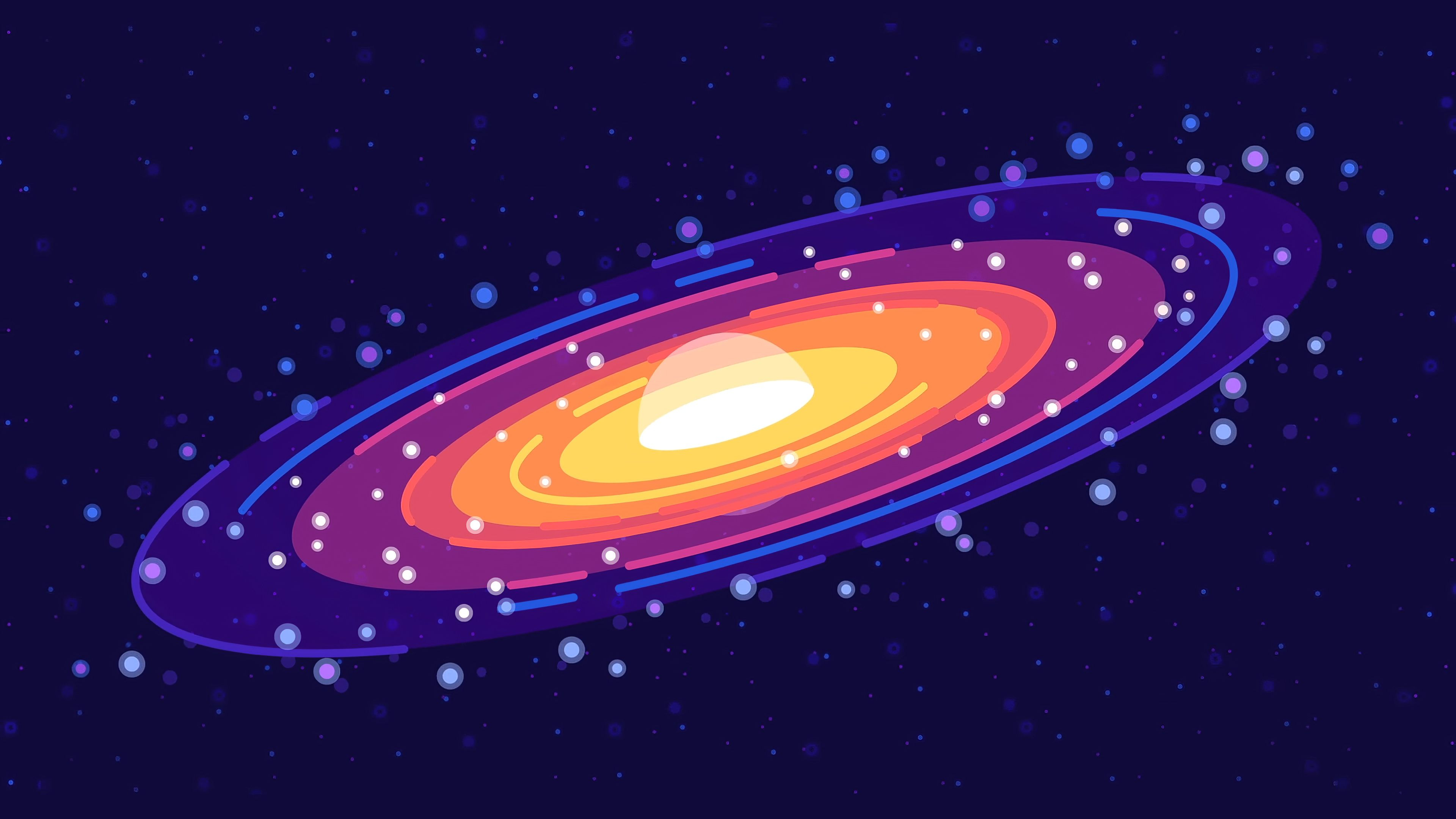 Galaxy Minimalist 4K Cool Wallpaper, HD Minimalist 4K Wallpapers, Images,  Photos and Background - Wallpapers Den