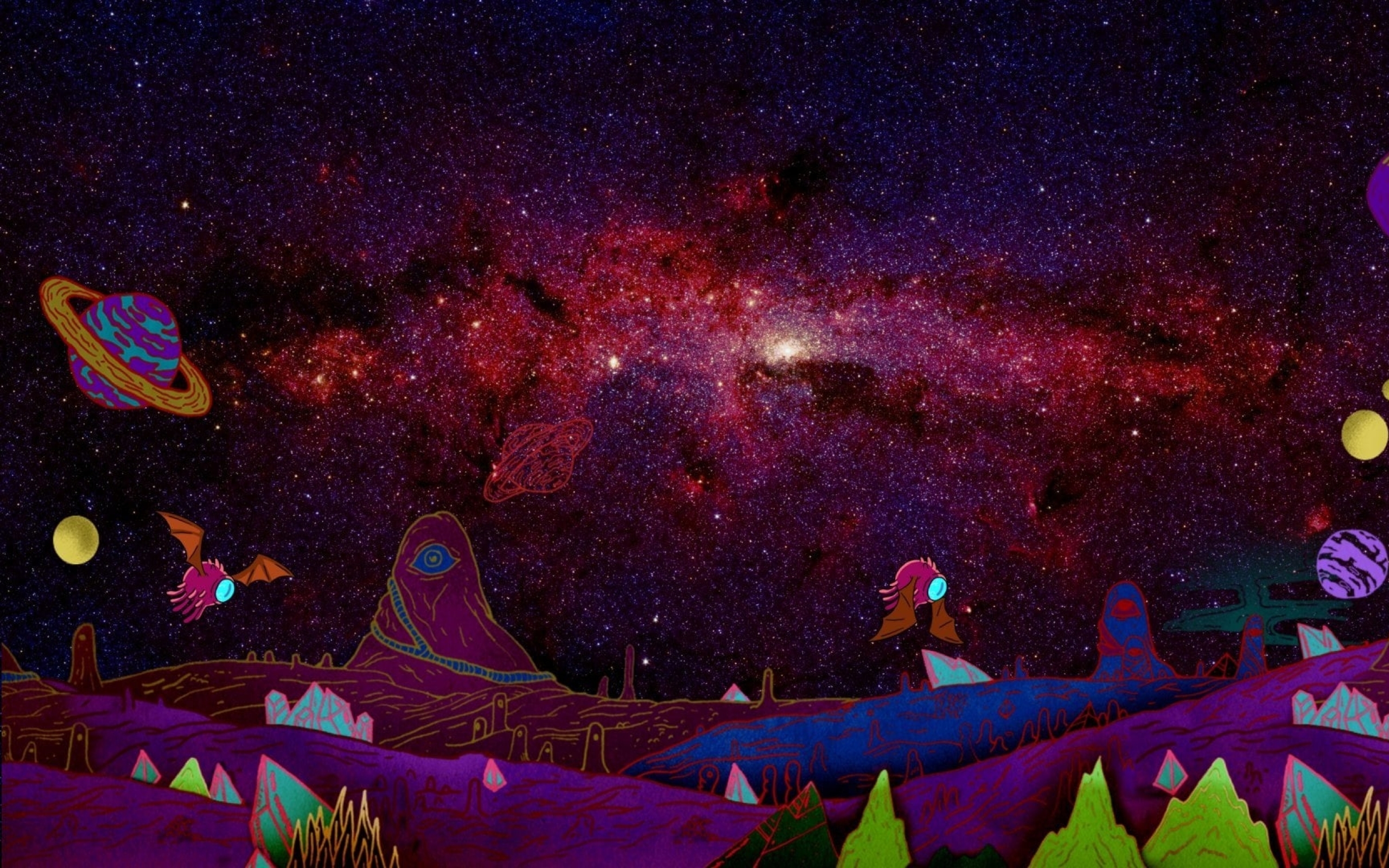 2560x1600 Galaxy Rick And Morty 2560x1600 Resolution Wallpaper Hd Tv Series 4k Wallpapers Images Photos And Background