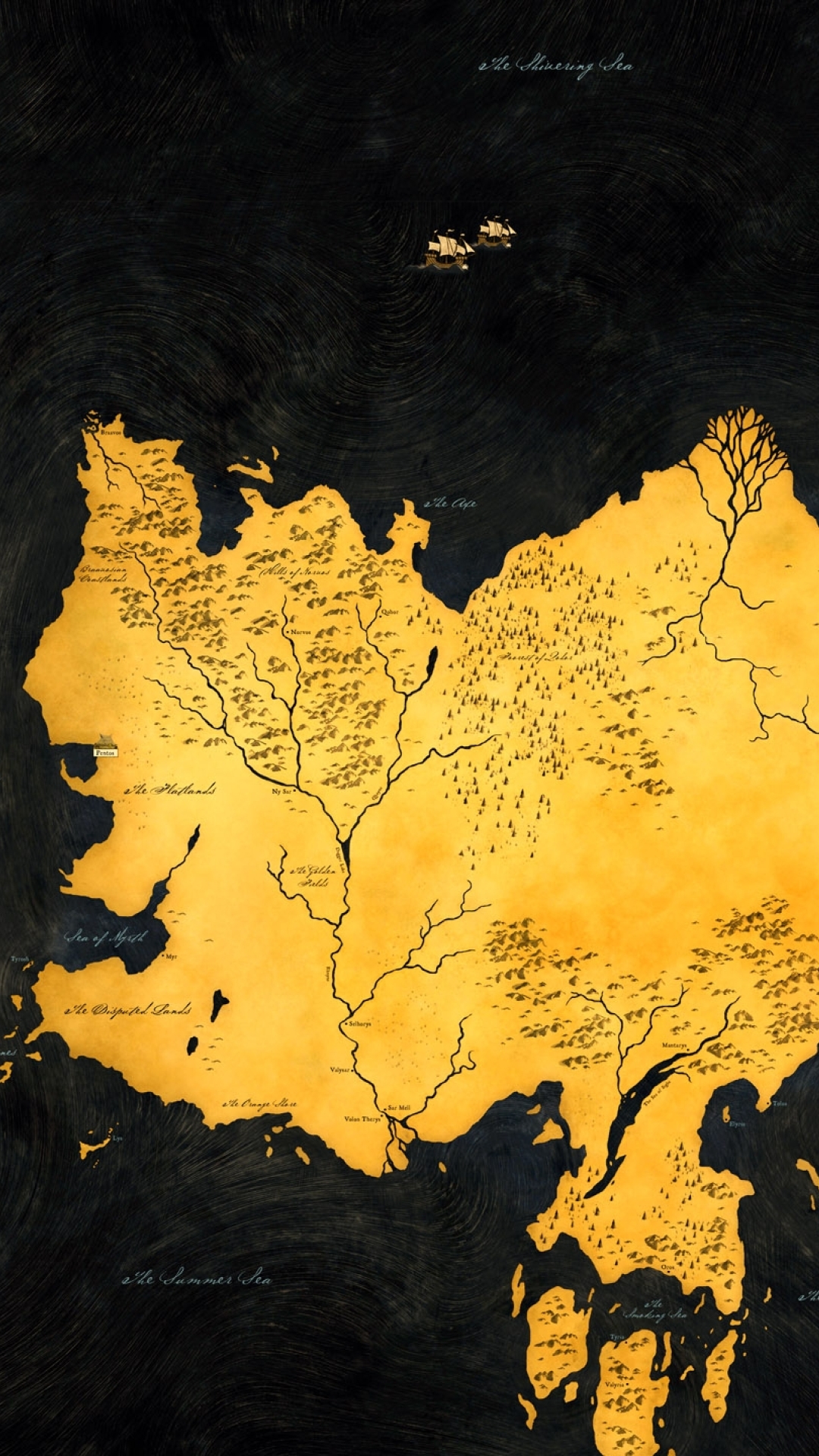 1080x1920 Game Of Thrones Map Hd Wallpaper Iphone 7 6s 6