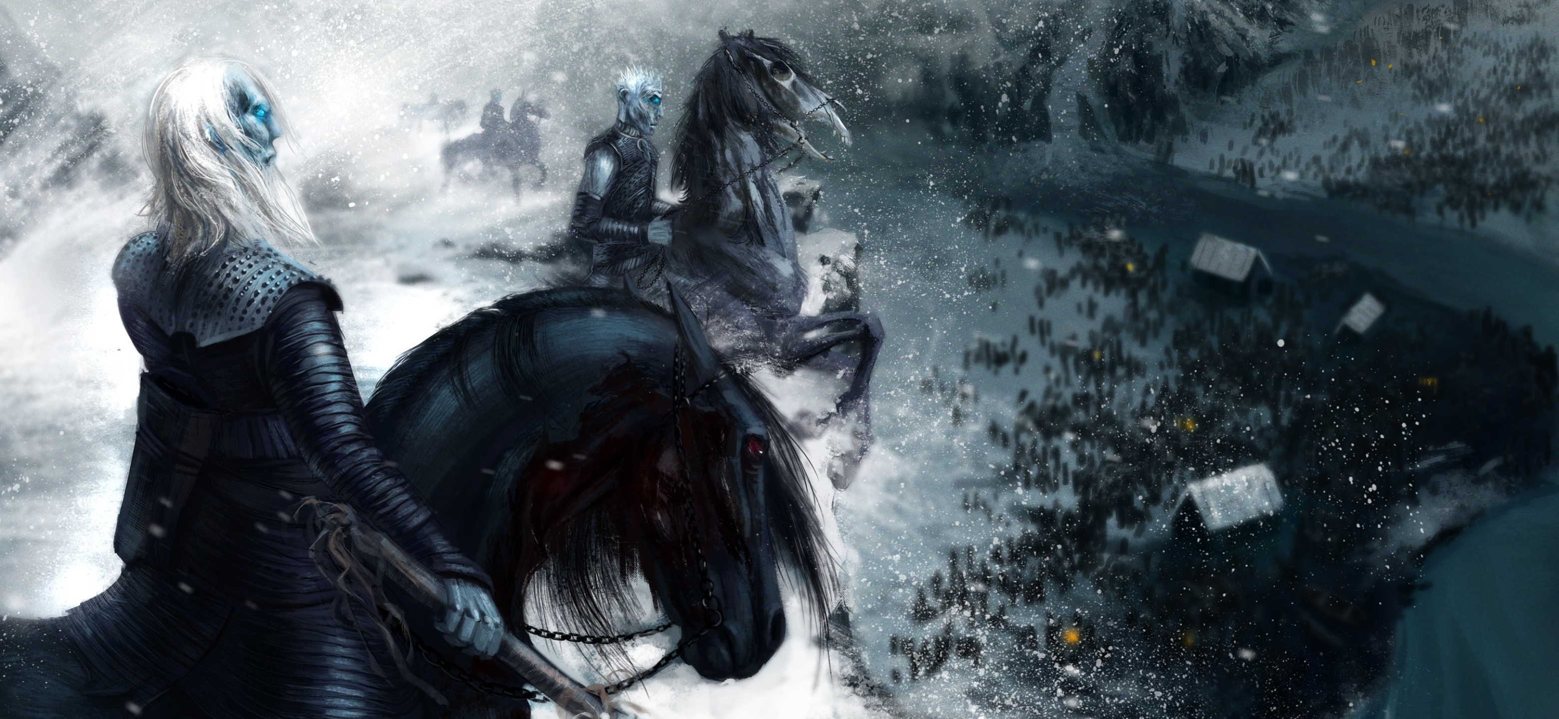 3120x1440 Game Of Thrones White Walker Artwork 3120x1440 Resolution  Wallpaper, HD Movies 4K Wallpapers, Images, Photos and Background -  Wallpapers Den