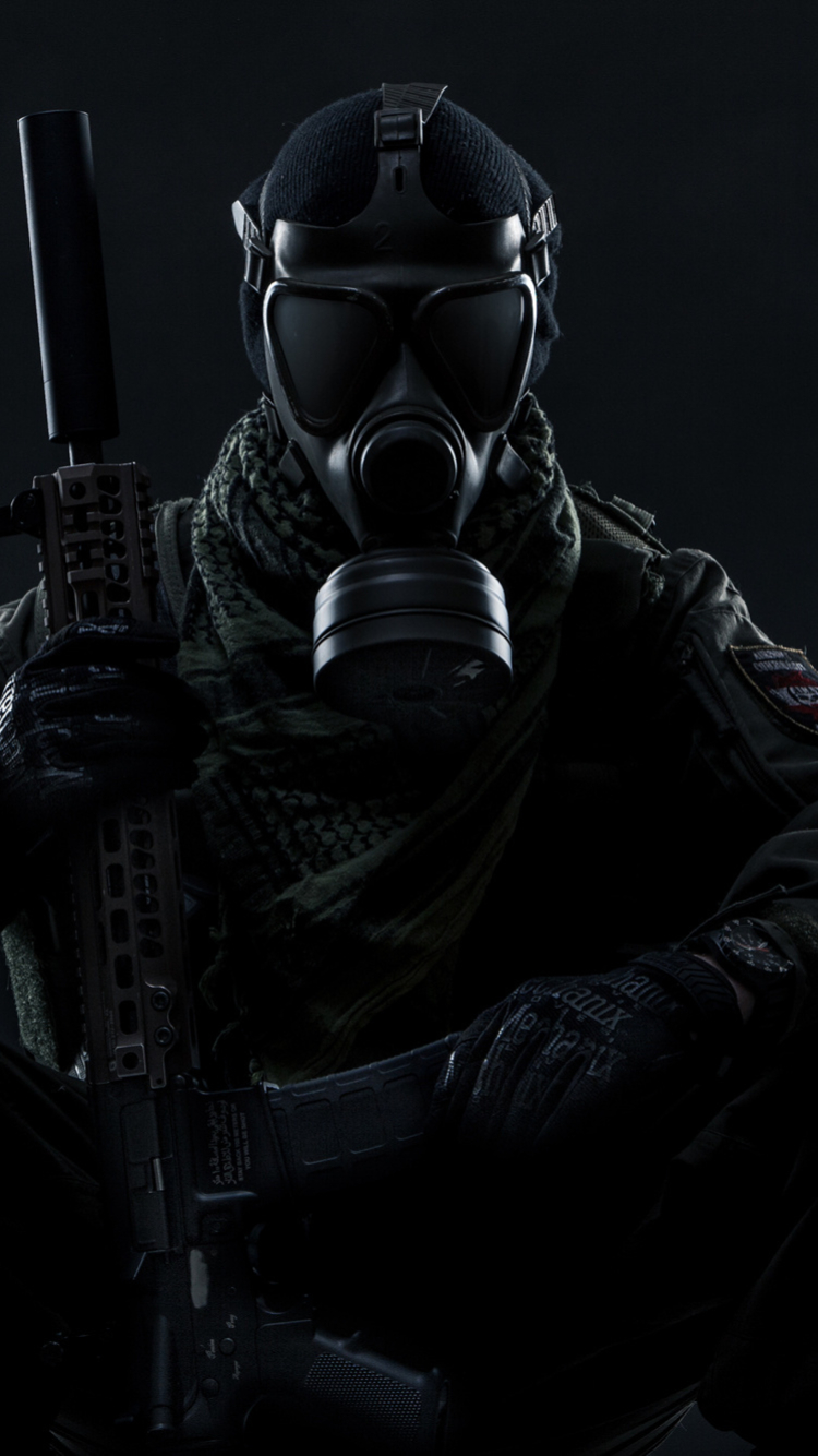 750x1334 Gas Mask Soldier Tom Clancy’s Ghost Recon Wildlands iPhone 6 ...