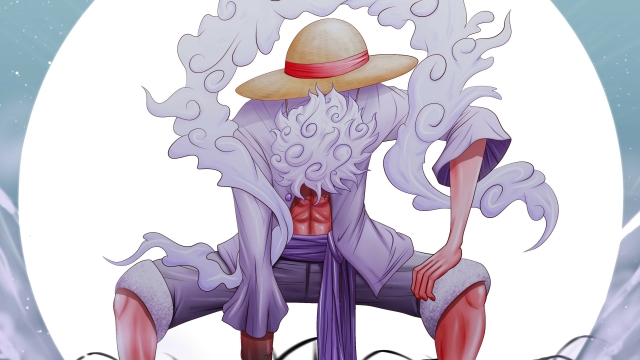 640x360 Resolution Gear 5 Monkey D. Luffy Art One Piece 640x360 ...