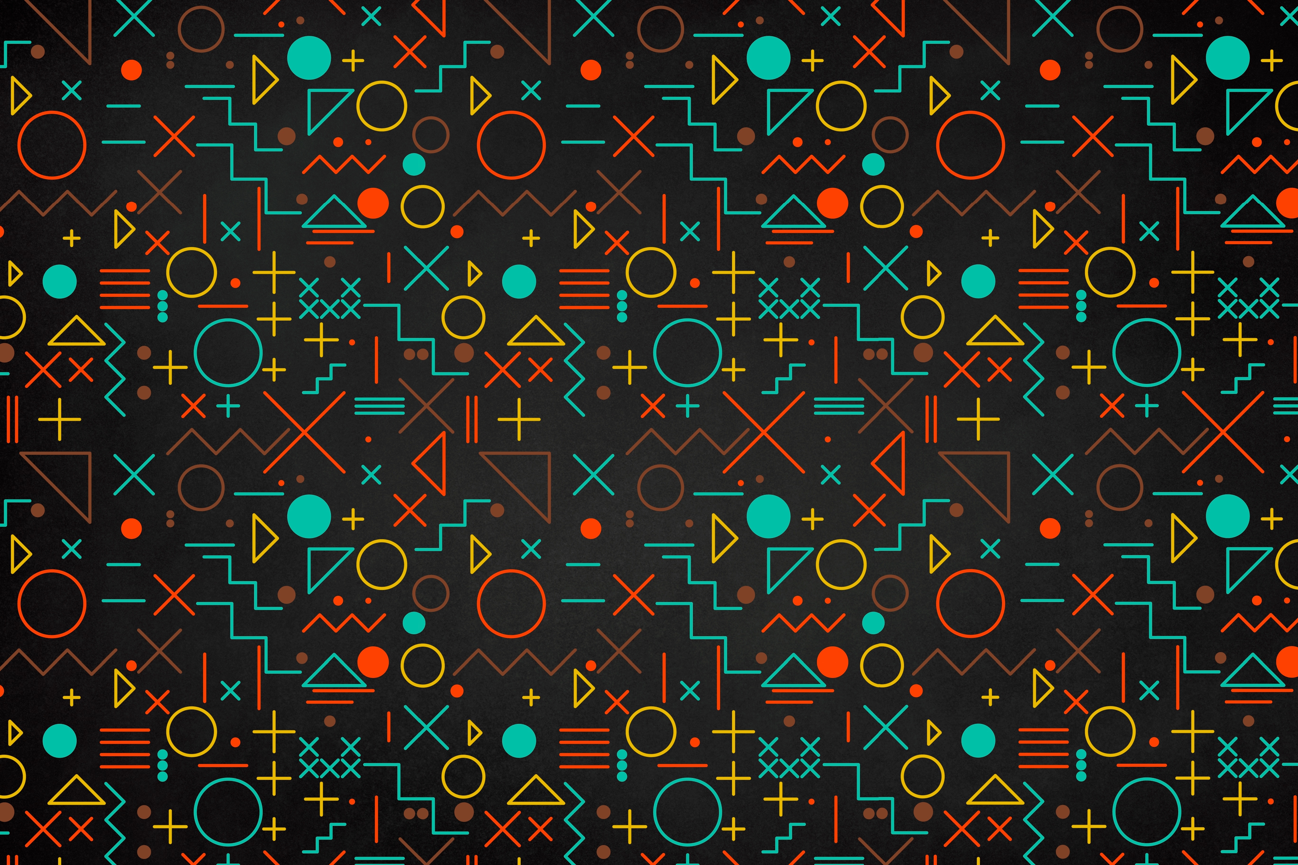 Geometric Shapes Pattern Wallpaper, HD Abstract 4K Wallpapers, Images,  Photos and Background - Wallpapers Den