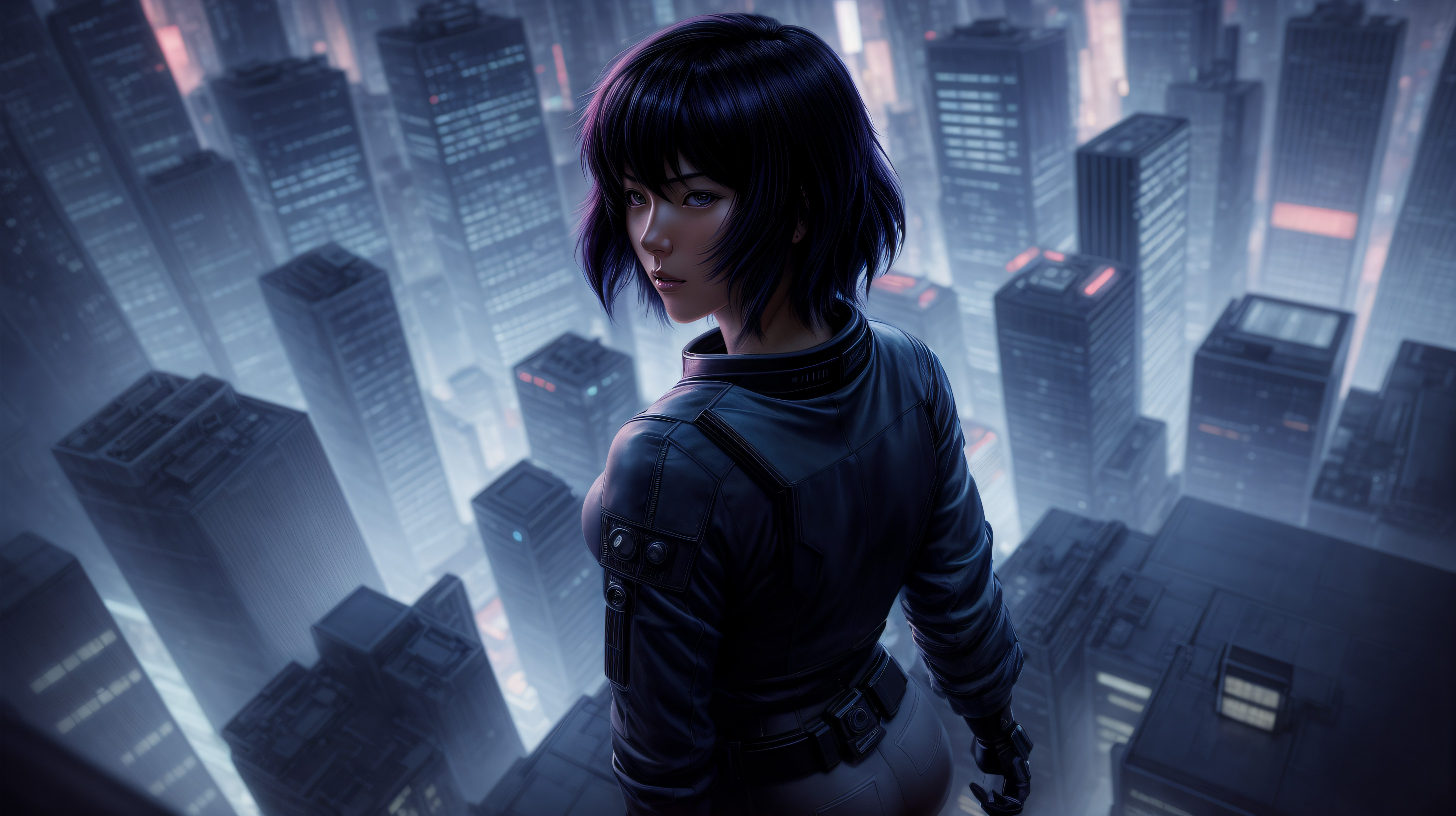 Ghost In The Shell Cool Anime Art Wallpaper, HD Artist 4K Wallpapers ...