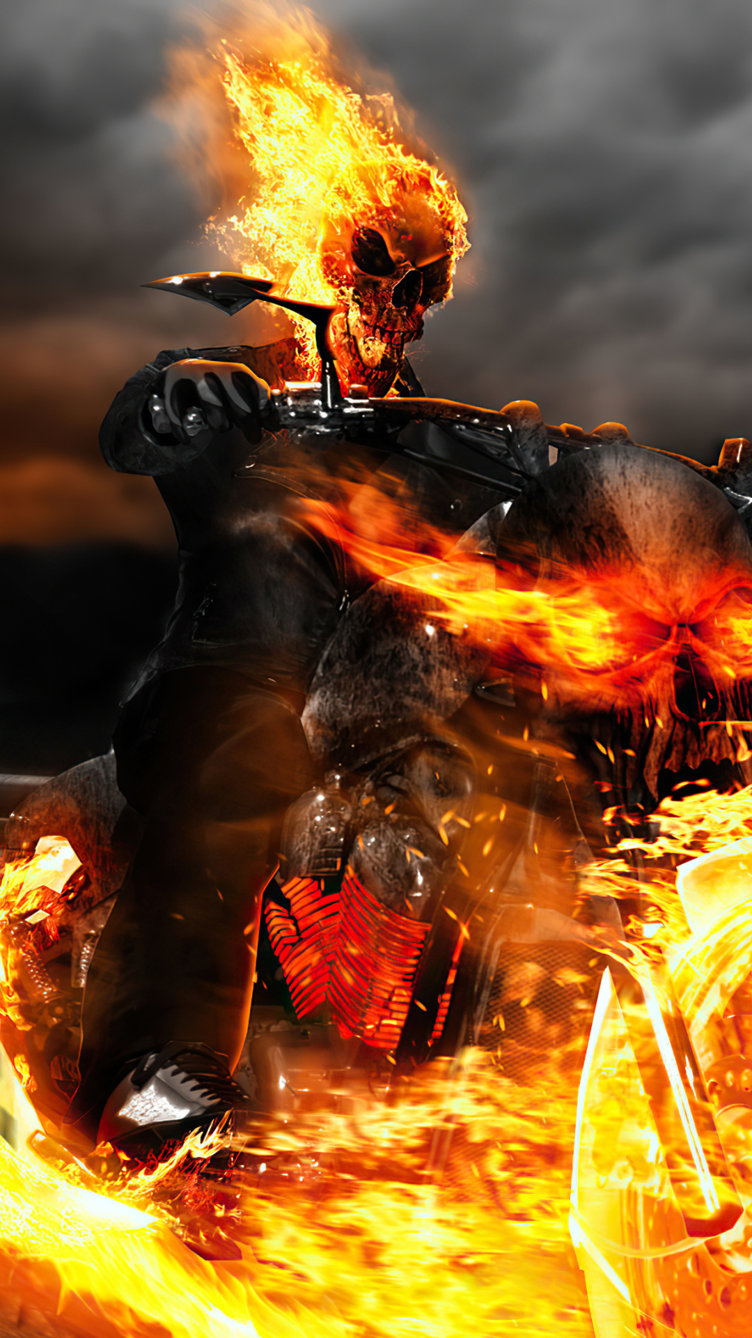 1080x1920 Ghost Rider 4K MCU Iphone 7, 6s, 6 Plus and Pixel XL ,One Plus 3,  3t, 5 Wallpaper, HD Superheroes 4K Wallpapers, Images, Photos and  Background - Wallpapers Den