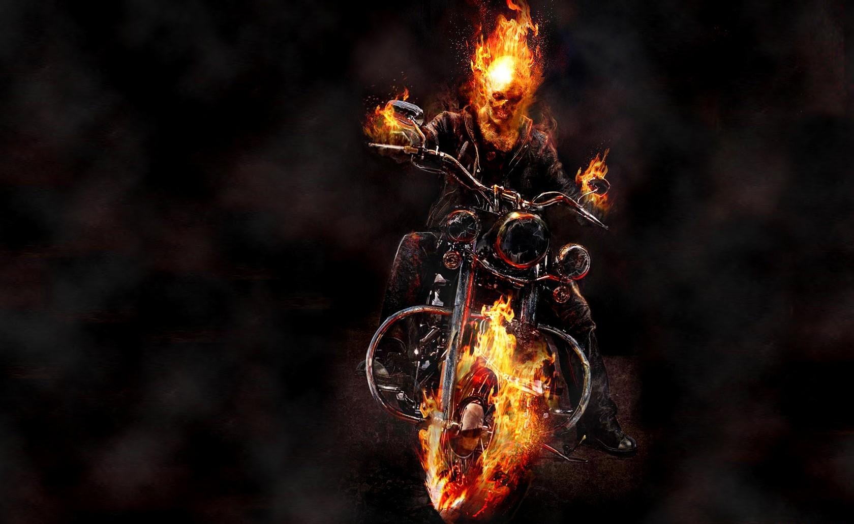 ghost rider motorcycle mask