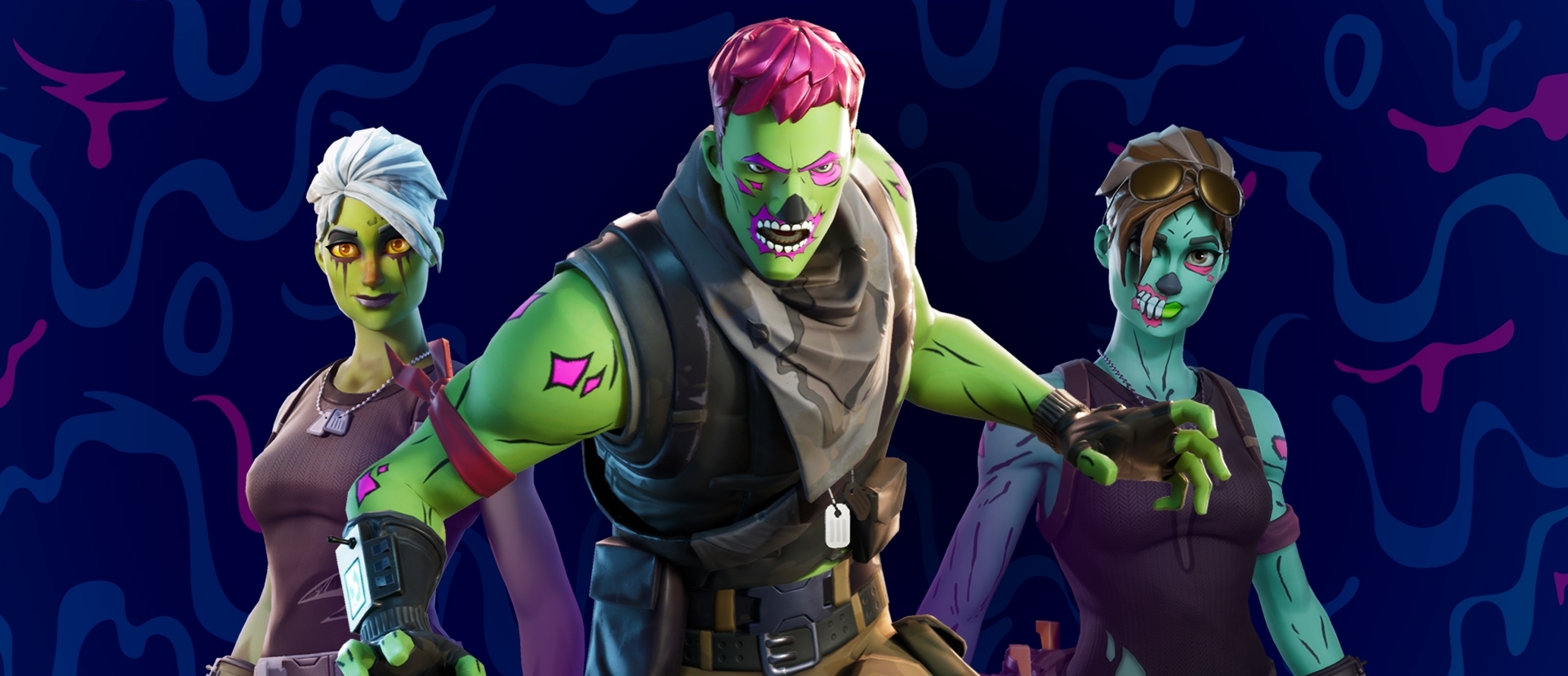 3340x1440 Resolution Ghoul Trooper and Brainiac Fortnite 3340x1440 ...