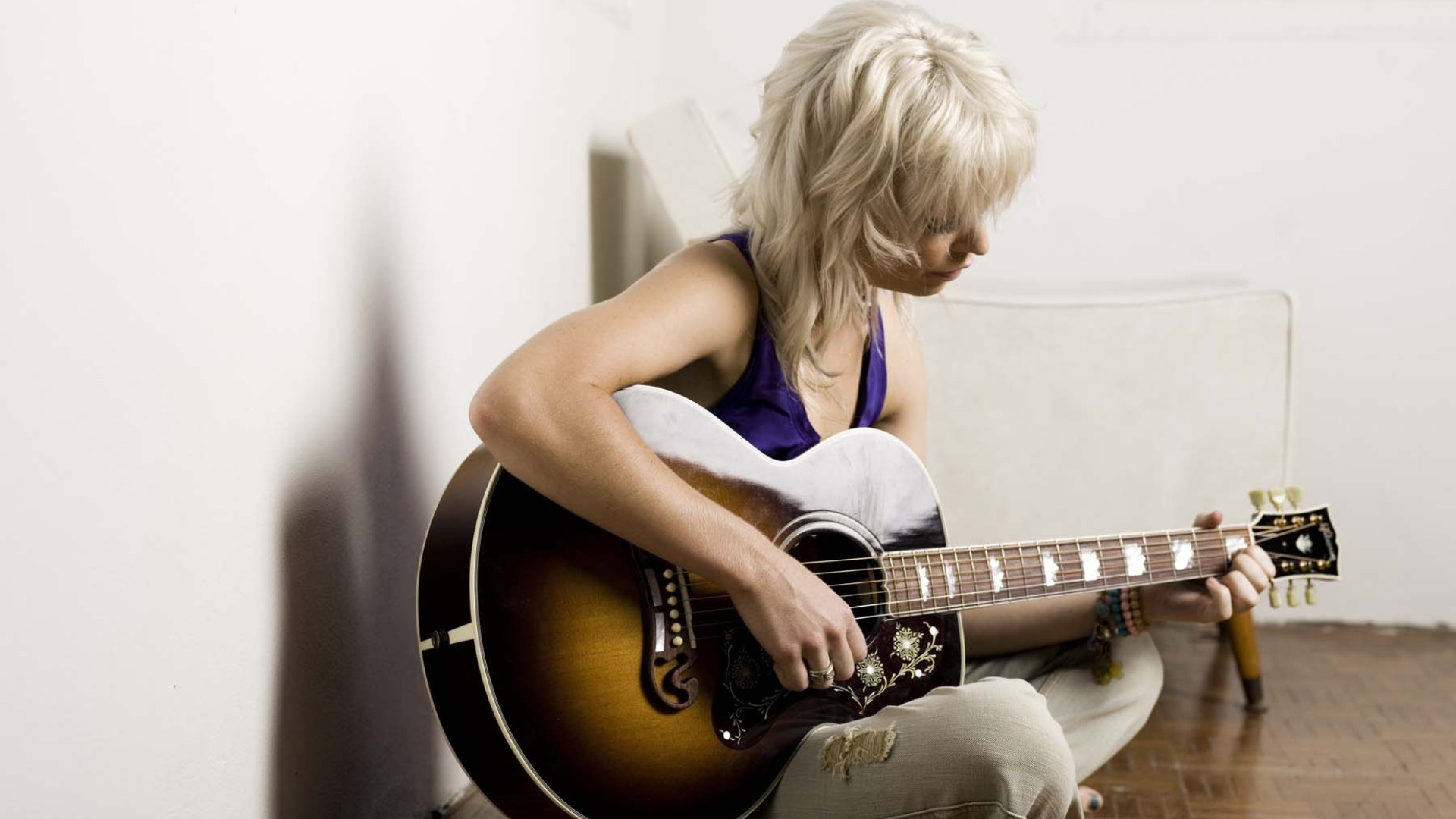 девушка блондинка гитара girl blonde guitar без смс