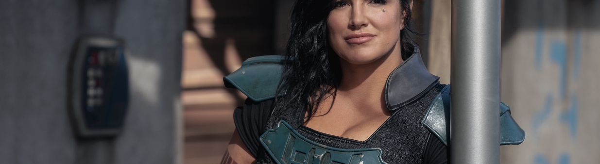 1235x338 Gina Carano As Cara Dune In Mandalorian 1235x338 Resolution Wallpaper Hd Tv Series 4k