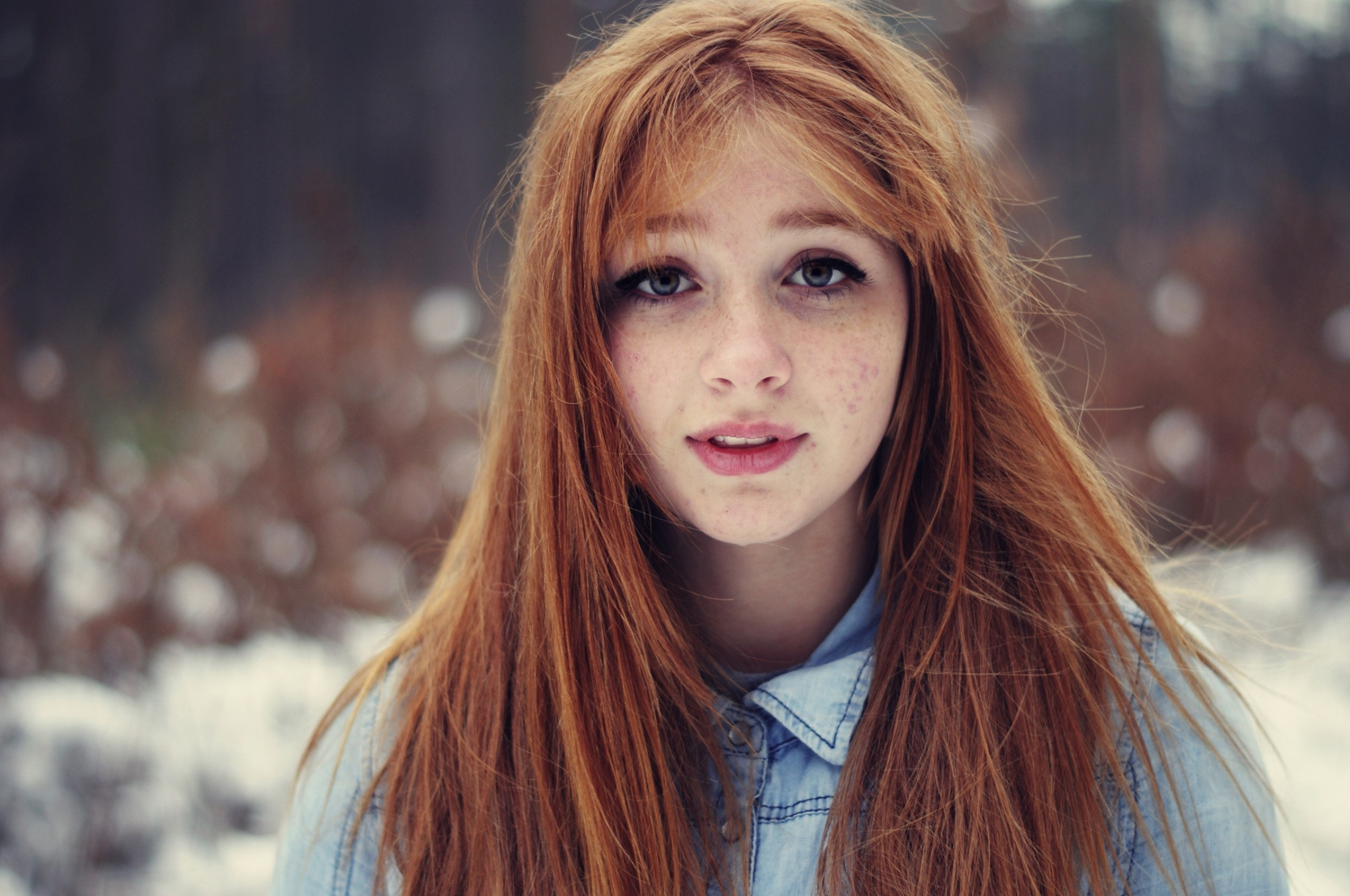 Redhead female girl pics