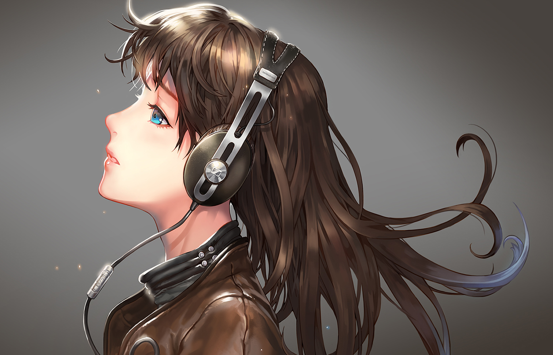girl, headphones, profile Wallpaper, HD Anime 4K Wallpapers, Images, Photos  and Background - Wallpapers Den