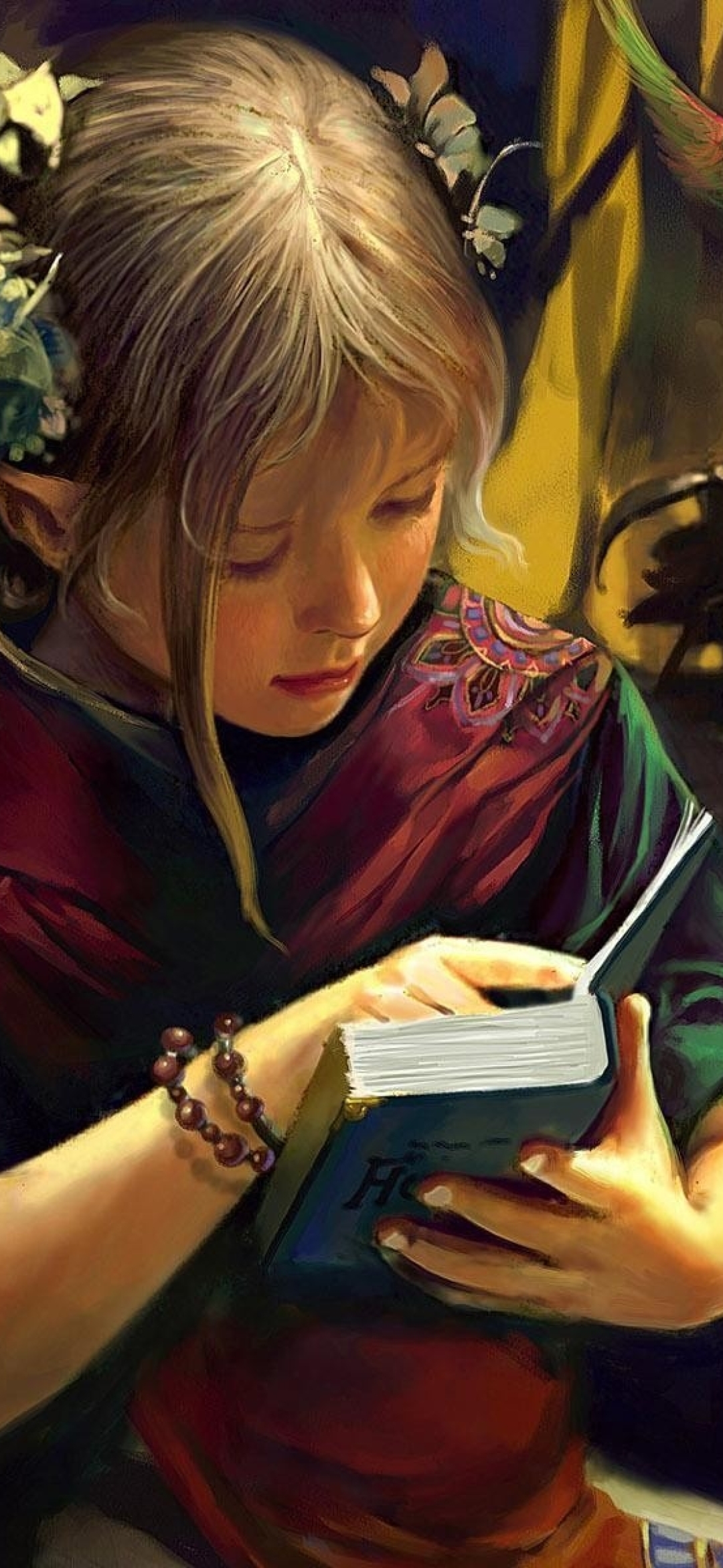 1080x2340 Girl Reading Book Fantasy Art 1080x2340 Resolution Wallpaper, HD  Fantasy 4K Wallpapers, Images, Photos and Background - Wallpapers Den
