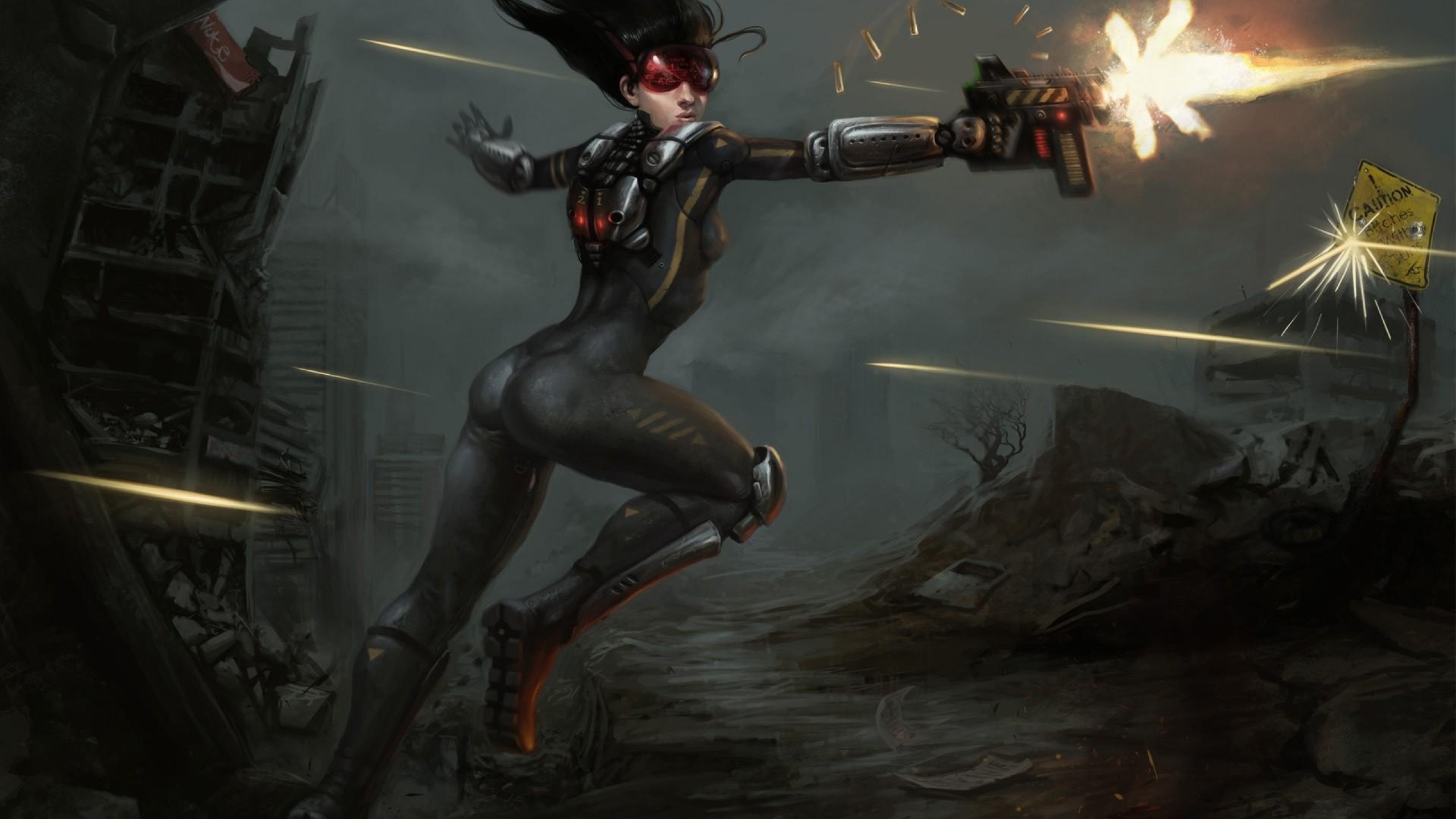 2560x1440 Resolution Girl Shooting Guns 1440p Resolution Wallpaper Wallpapers Den 1290