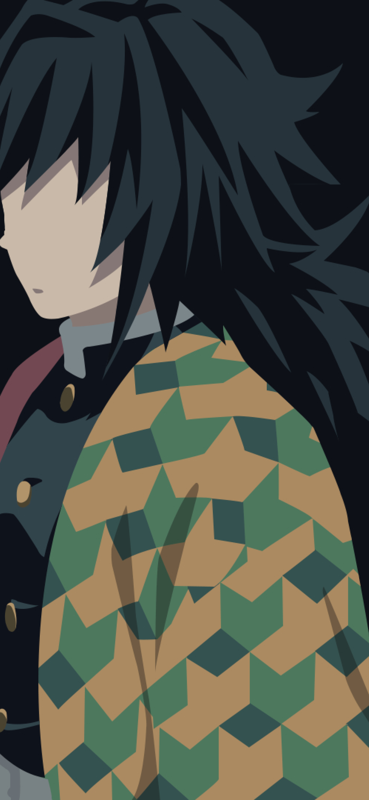 1242x2688 Giyuu Tomioka Kimetsu no Yaiba Minimal Iphone XS MAX