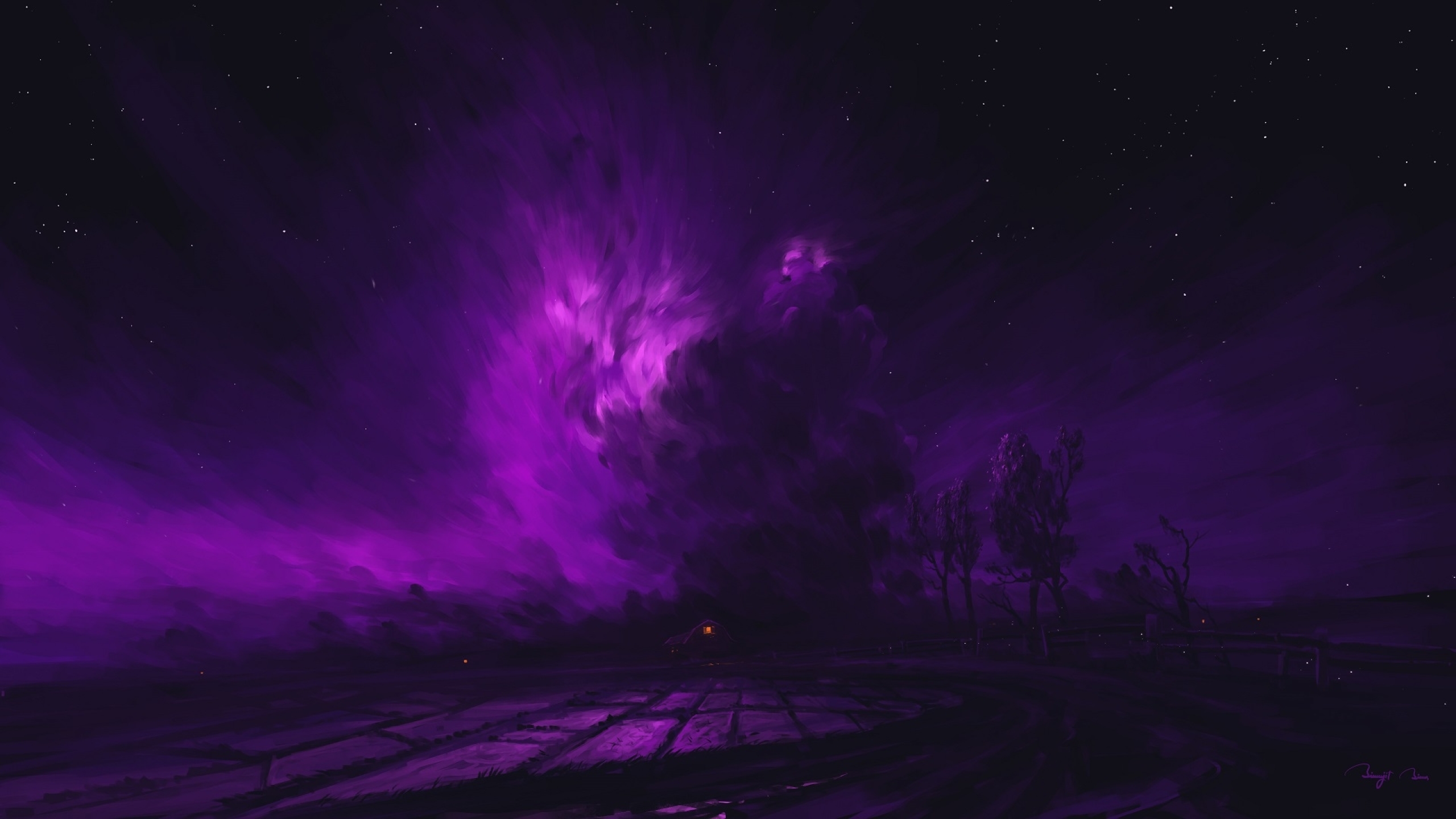 2560x1440 Glowing Purple Cloud Art 1440P Resolution Wallpaper, HD Artist 4K  Wallpapers, Images, Photos and Background - Wallpapers Den