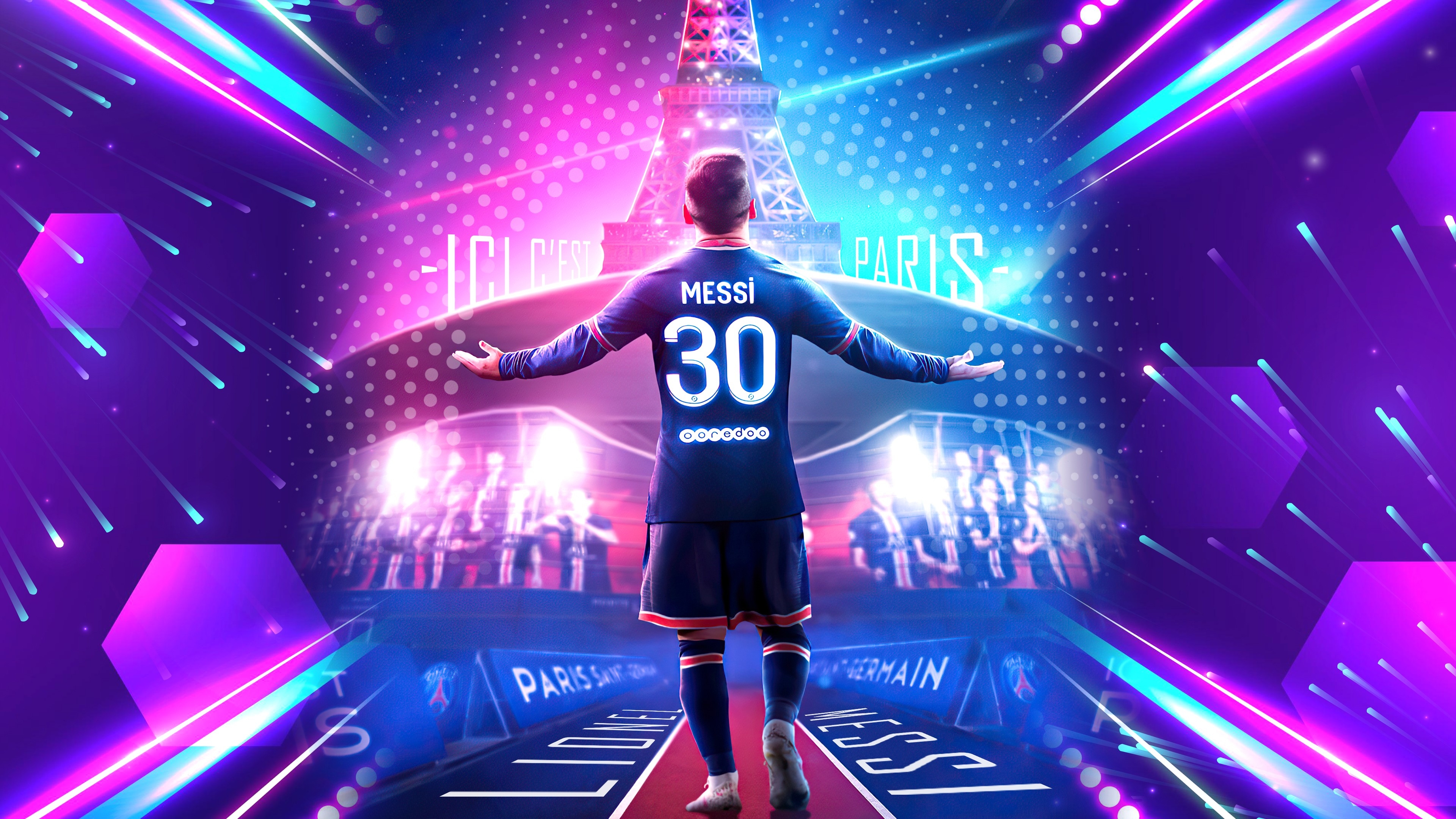 GOAT Lionel Mess PSG Wallpaper, HD Sports 4K Wallpapers, Images, Photos and  Background - Wallpapers Den