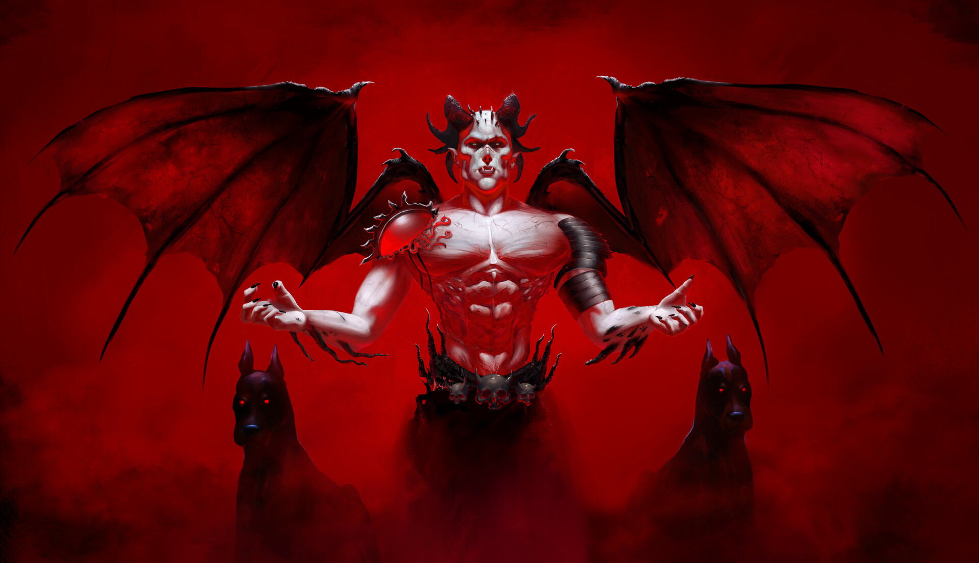 God of Hell HD Dark Demon Art Wallpaper, HD Artist 4K Wallpapers, Images  and Background - Wallpapers Den