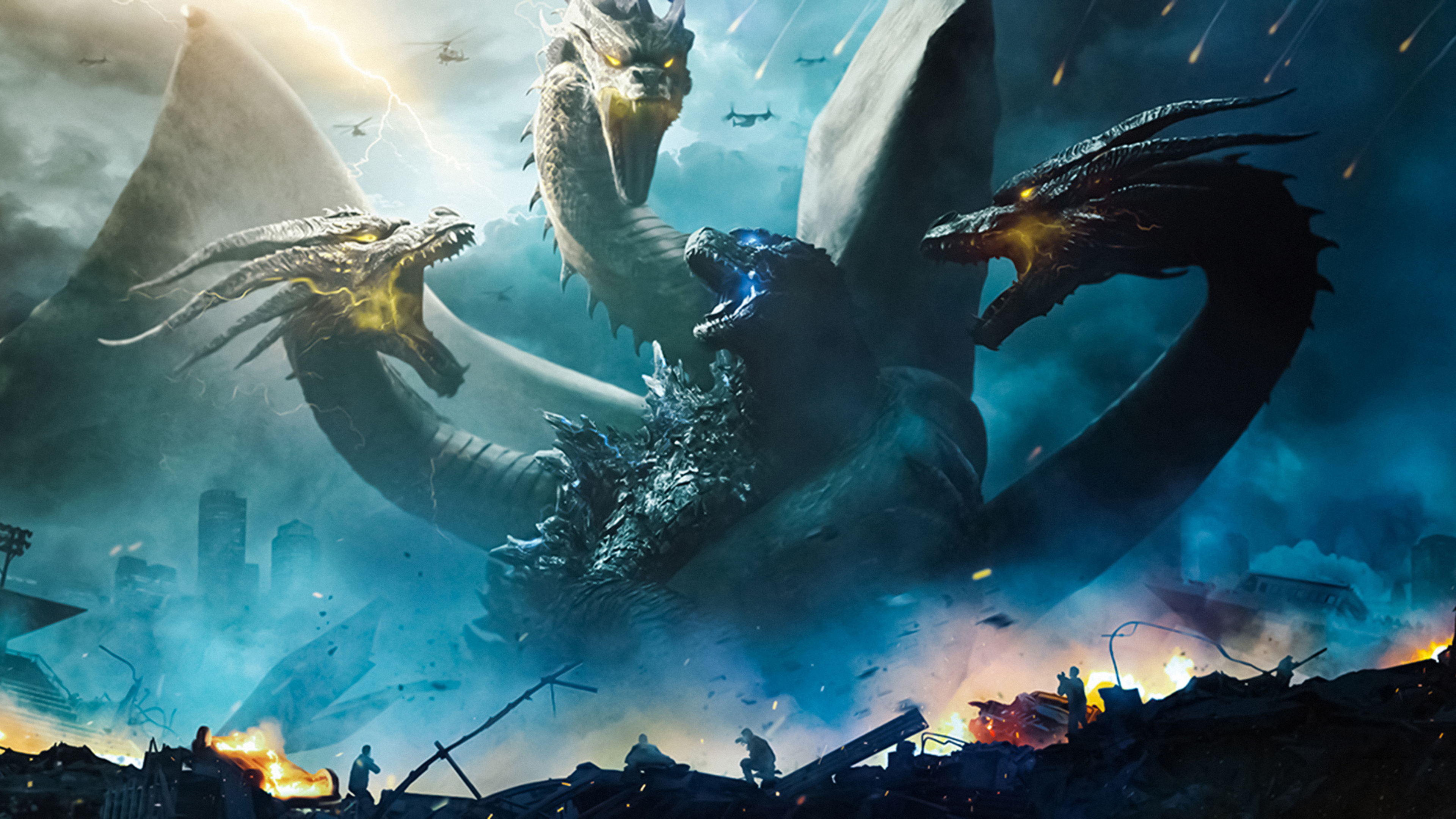 3840x2160 Godzilla King Of The Monsters 4k 8k 4K Wallpaper, HD Movies