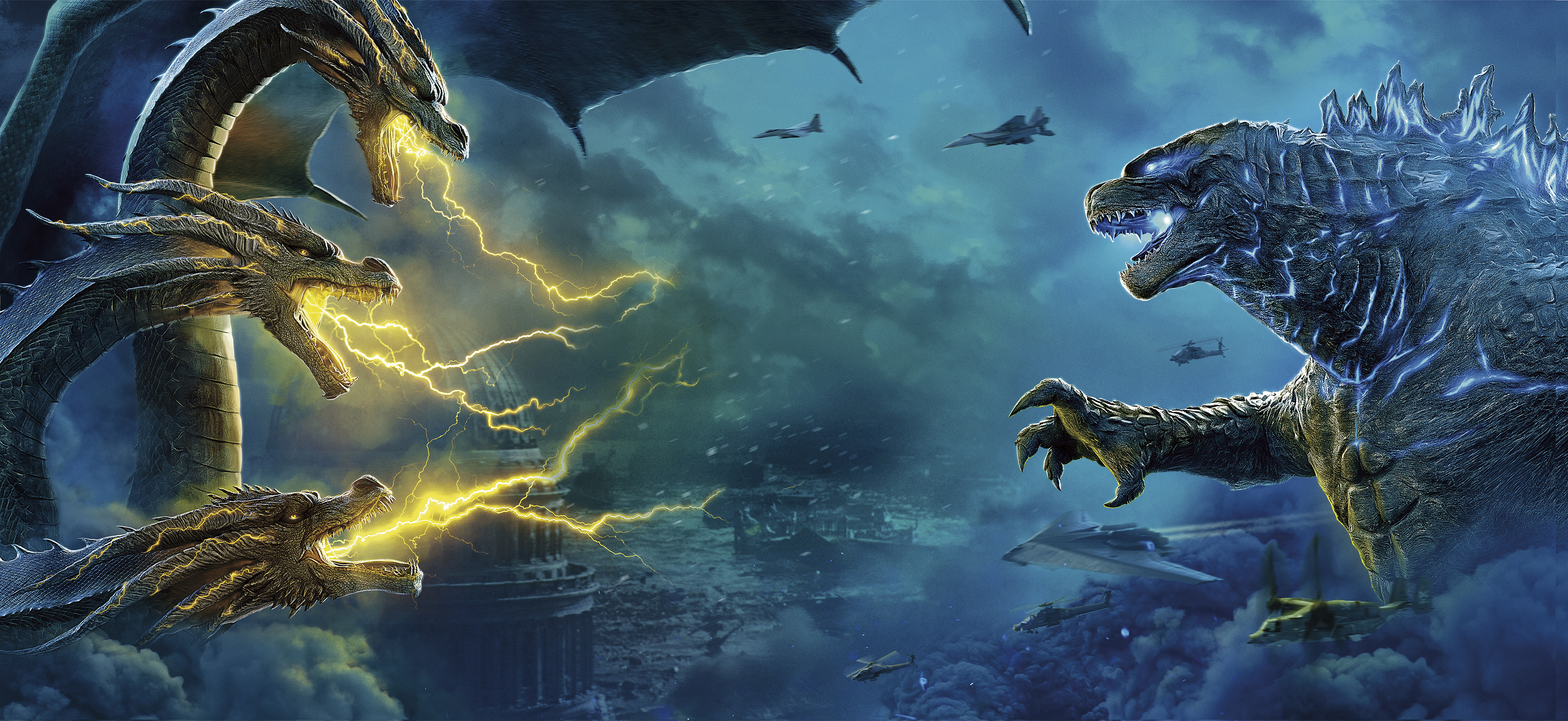 Godzilla King of the Monsters 4K Movie Wallpaper, HD Movies 4K Wallpapers,  Images, Photos and Background - Wallpapers Den