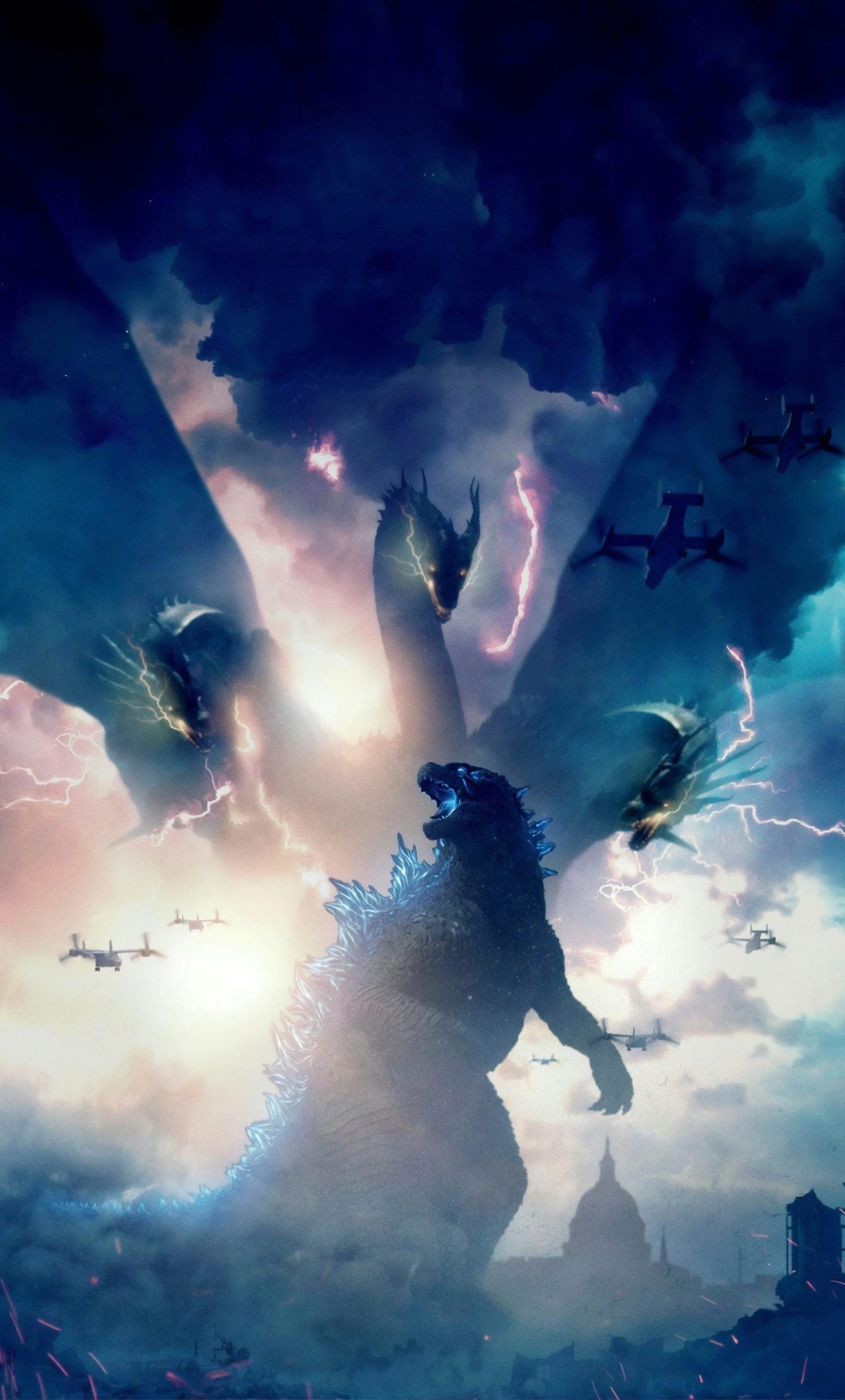 1280x2120 Godzilla King Of The Monsters Movie 2019 Iphone 6 Plus