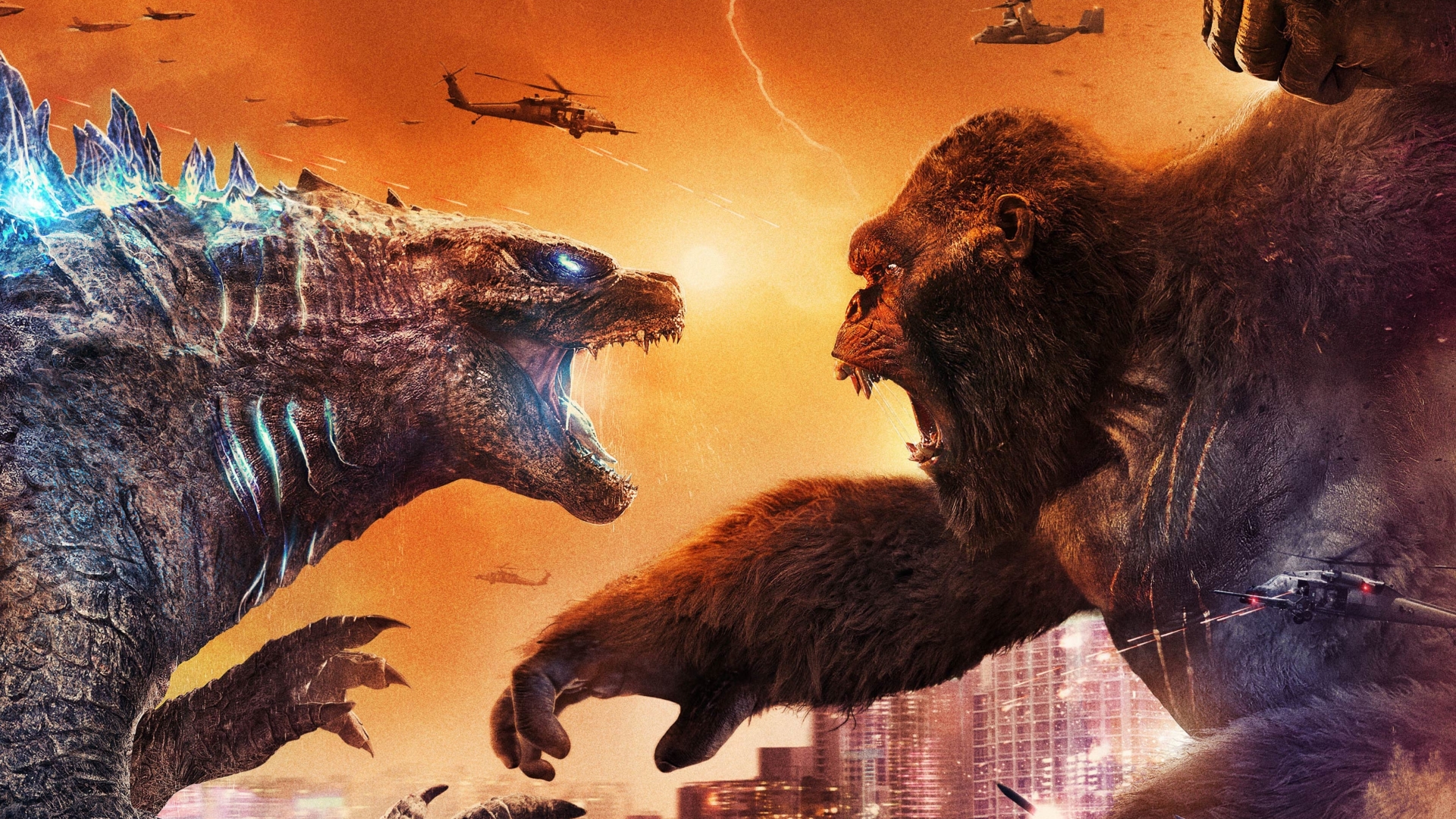 Godzilla Vs. Kong Desktop Wallpaper HD