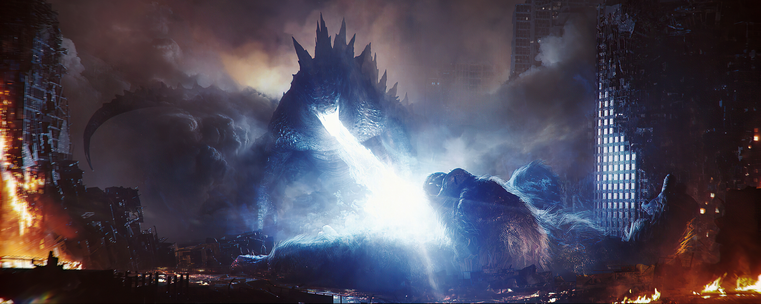 2560x1024 Godzilla Vs Kong 2021 FanArt 2560x1024 ...