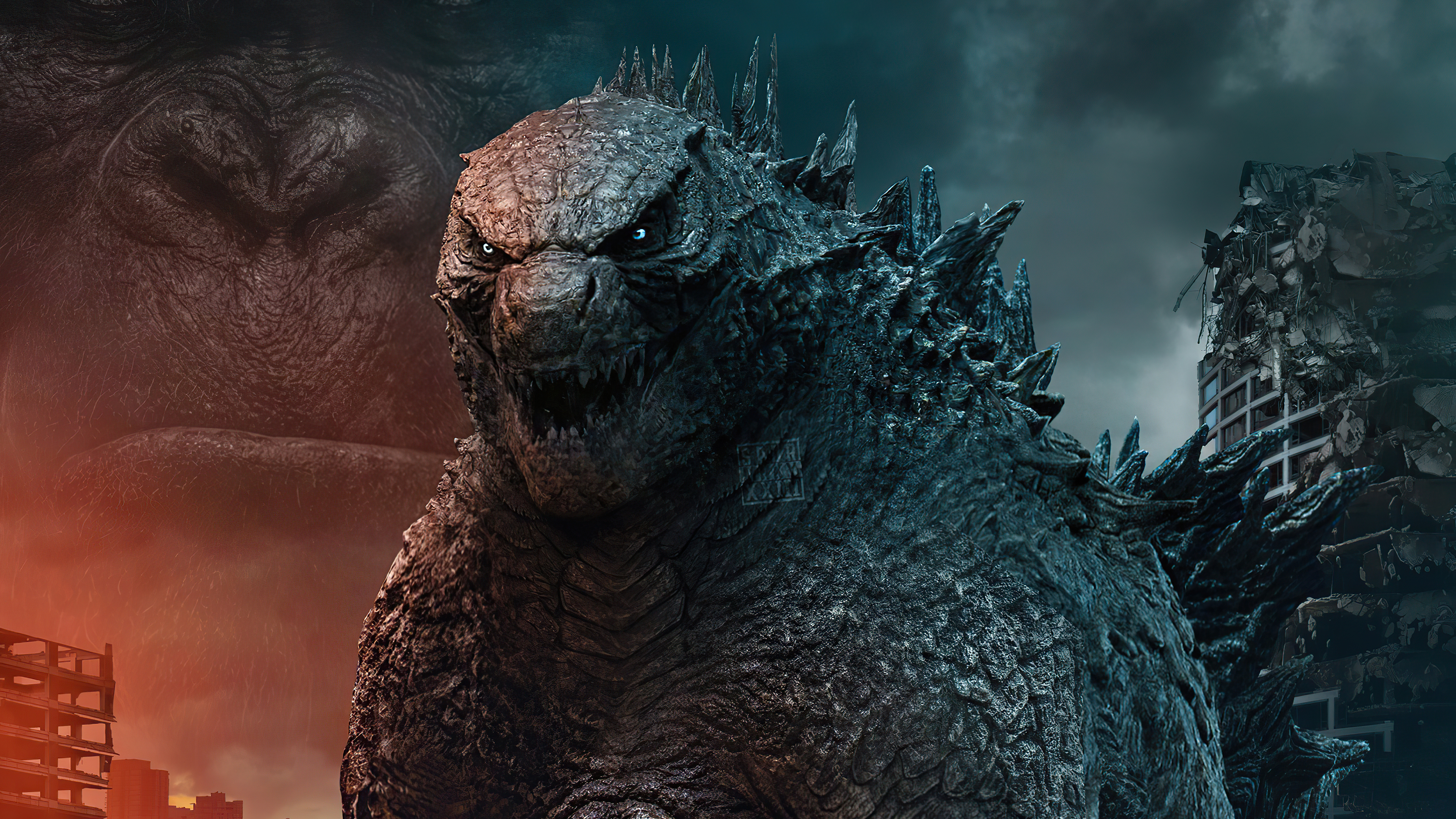 Godzilla Vs Kong King Characters Fan Poster Wallpaper Hd Movies 4k Wallpapers Images Photos And Background Wallpapers Den