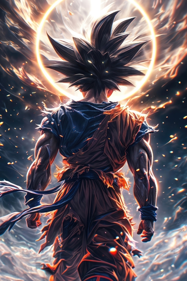 640x960 Resolution Goku Power 4K Dragon Ball Z IPhone 4, IPhone 4S