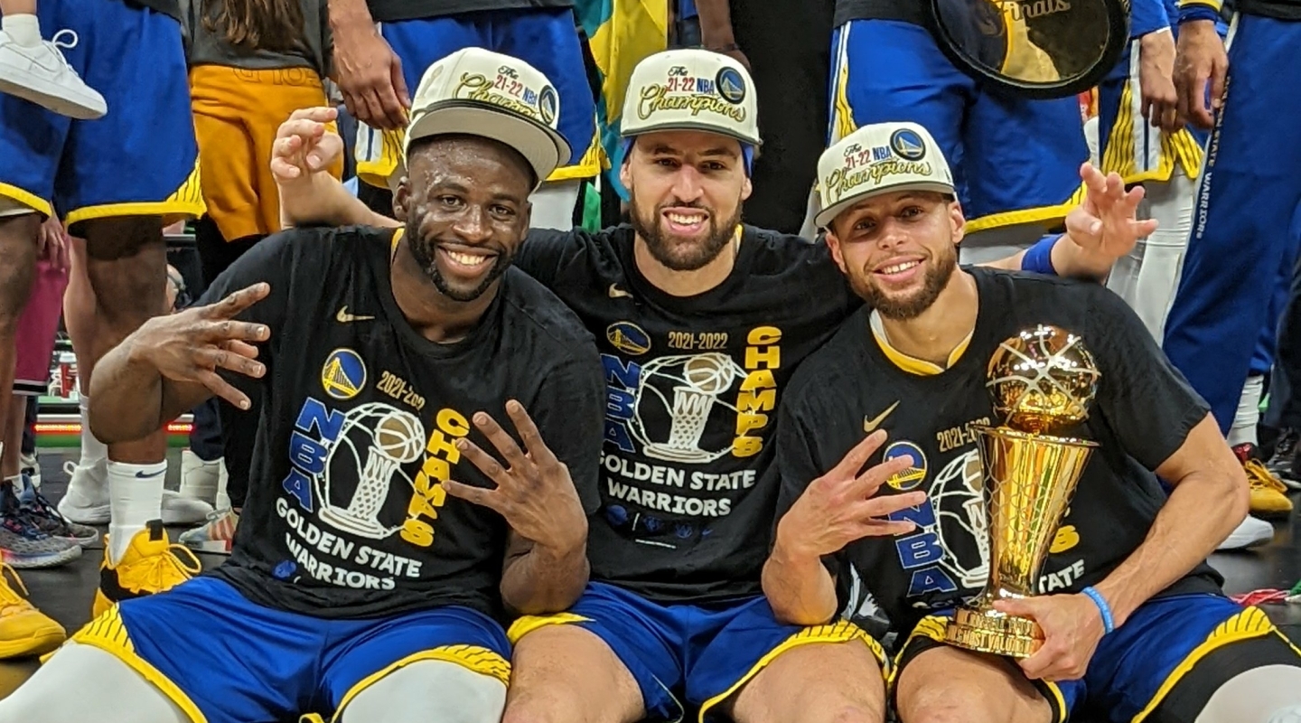 1440x800 Resolution Golden State Warriors Champions Stephen Curry, Klay