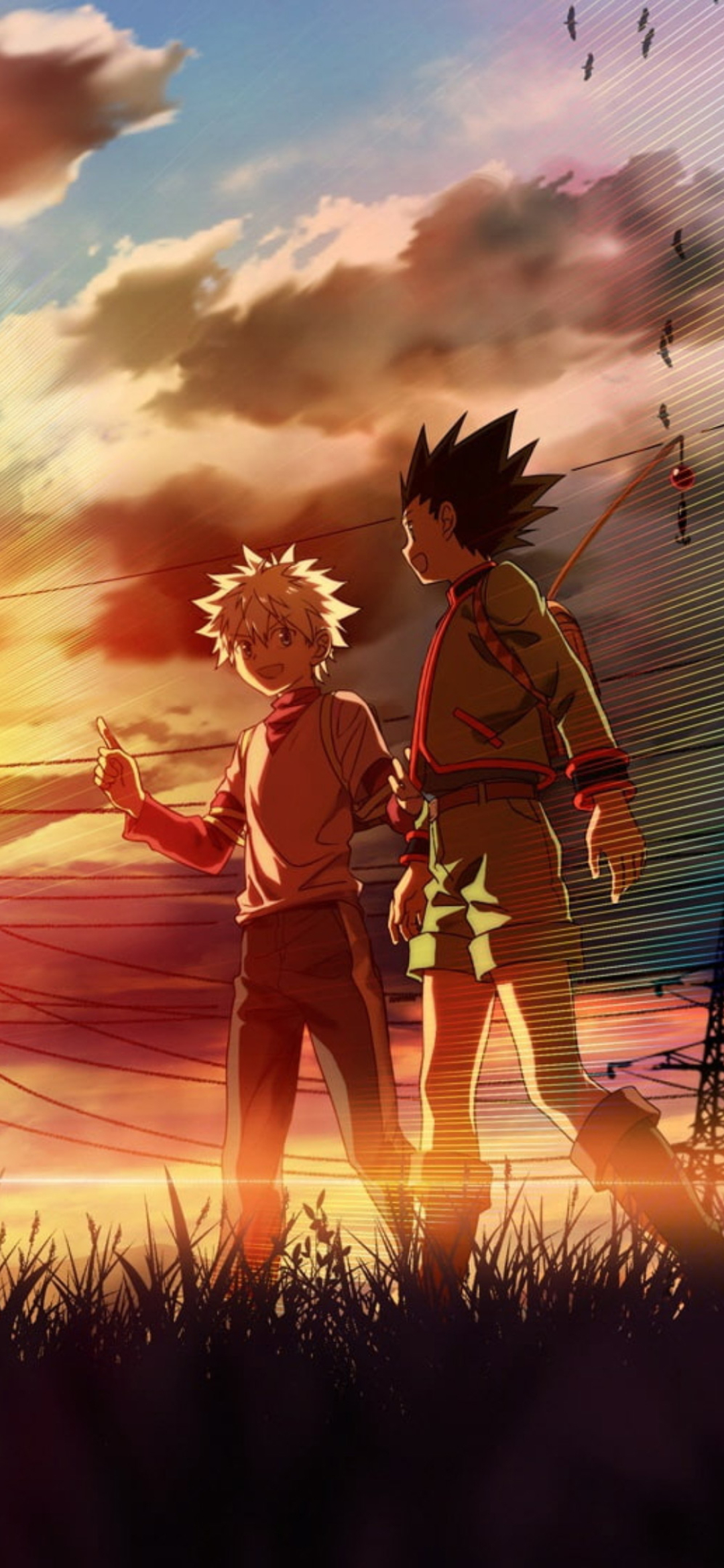 Anime Hunter x Hunter, Gon Freecss, Killua Zoldyck, 1080x2340 Phone HD  Wallpaper