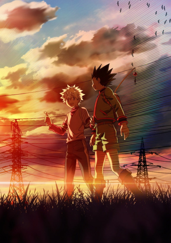X Gon And Killua Walking At A Beautiful Sunset X Resolution Wallpaper Hd Anime K
