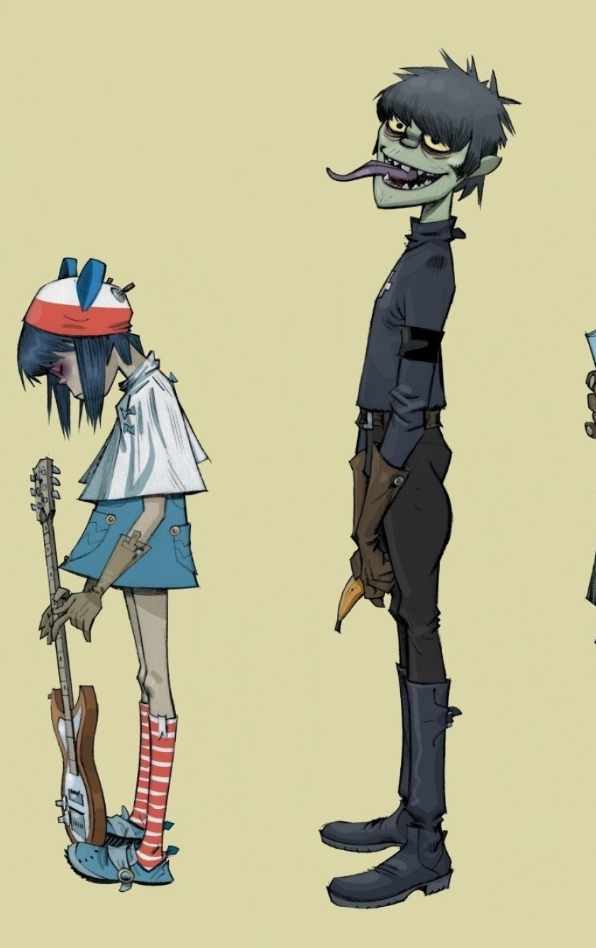 Gorillaz картинки нудл