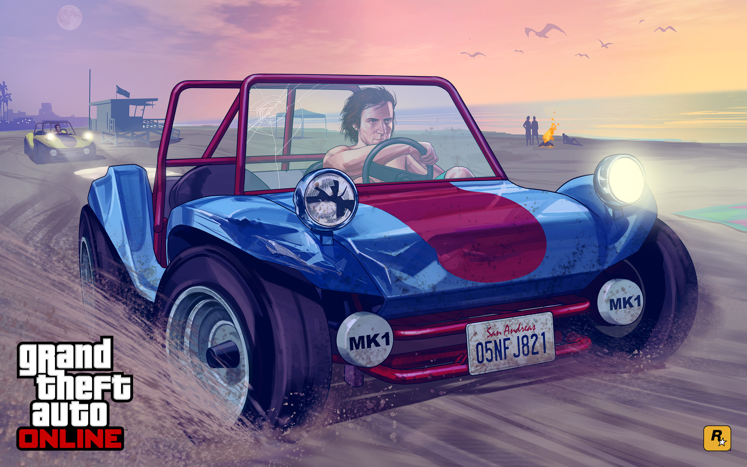 grand theft auto v, gta online, beach Wallpaper, HD Games 4K Wallpapers