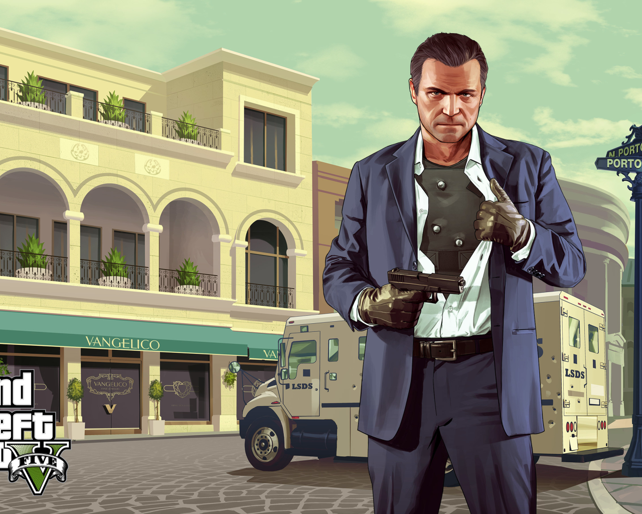 1280x1024 Resolution Grand Theft Auto V Michael De Santa Gta 1280x1024 Resolution Wallpaper 9895