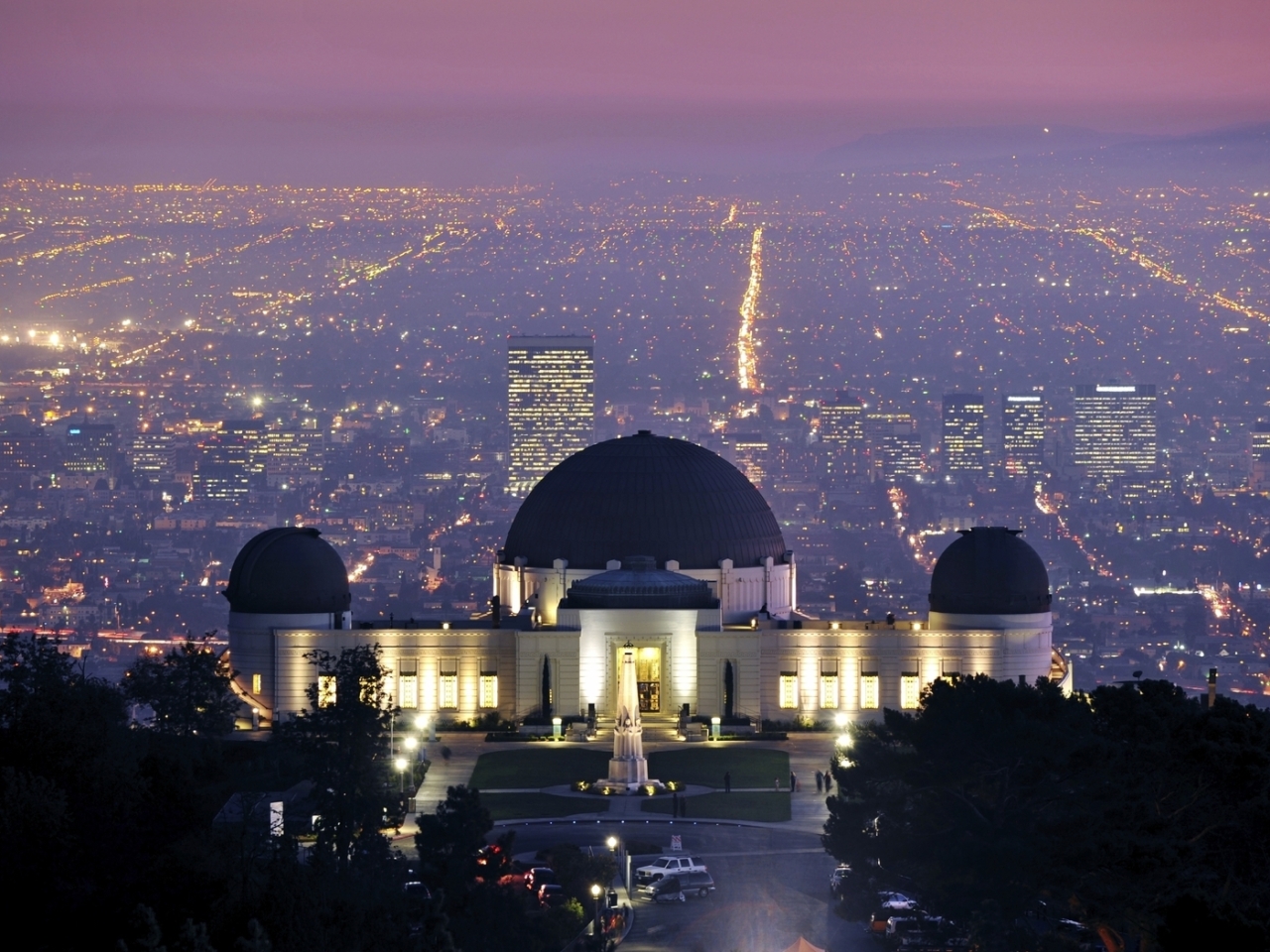 Griffith Observatory, Los Angeles, California, Full HD 
