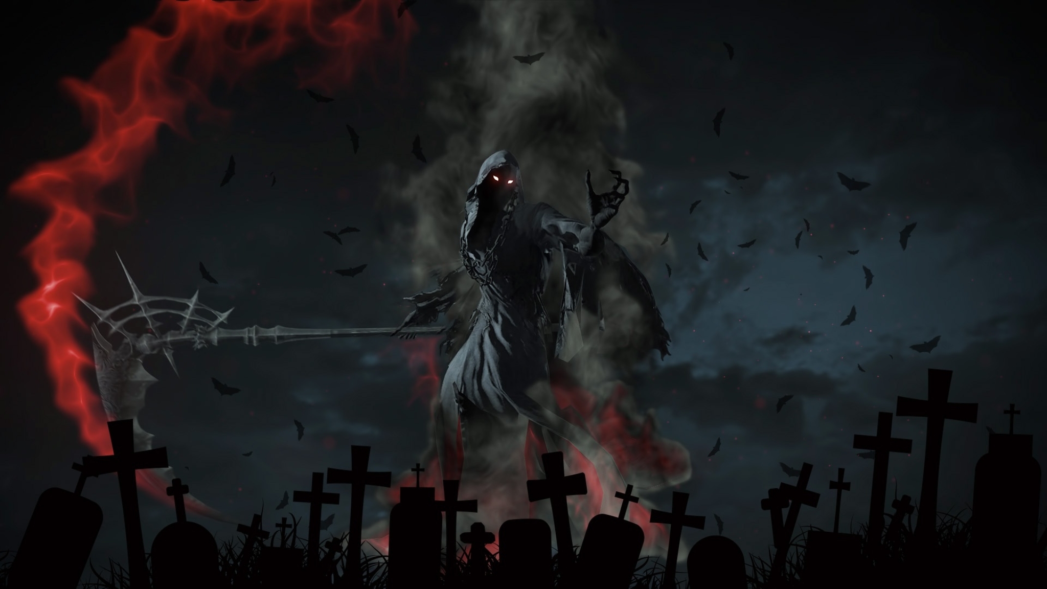 grim reaper reaper wallpaper