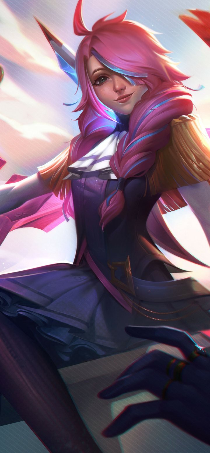 720x1548 Gwen New HD League Of Legends 720x1548 Resolution Wallpaper