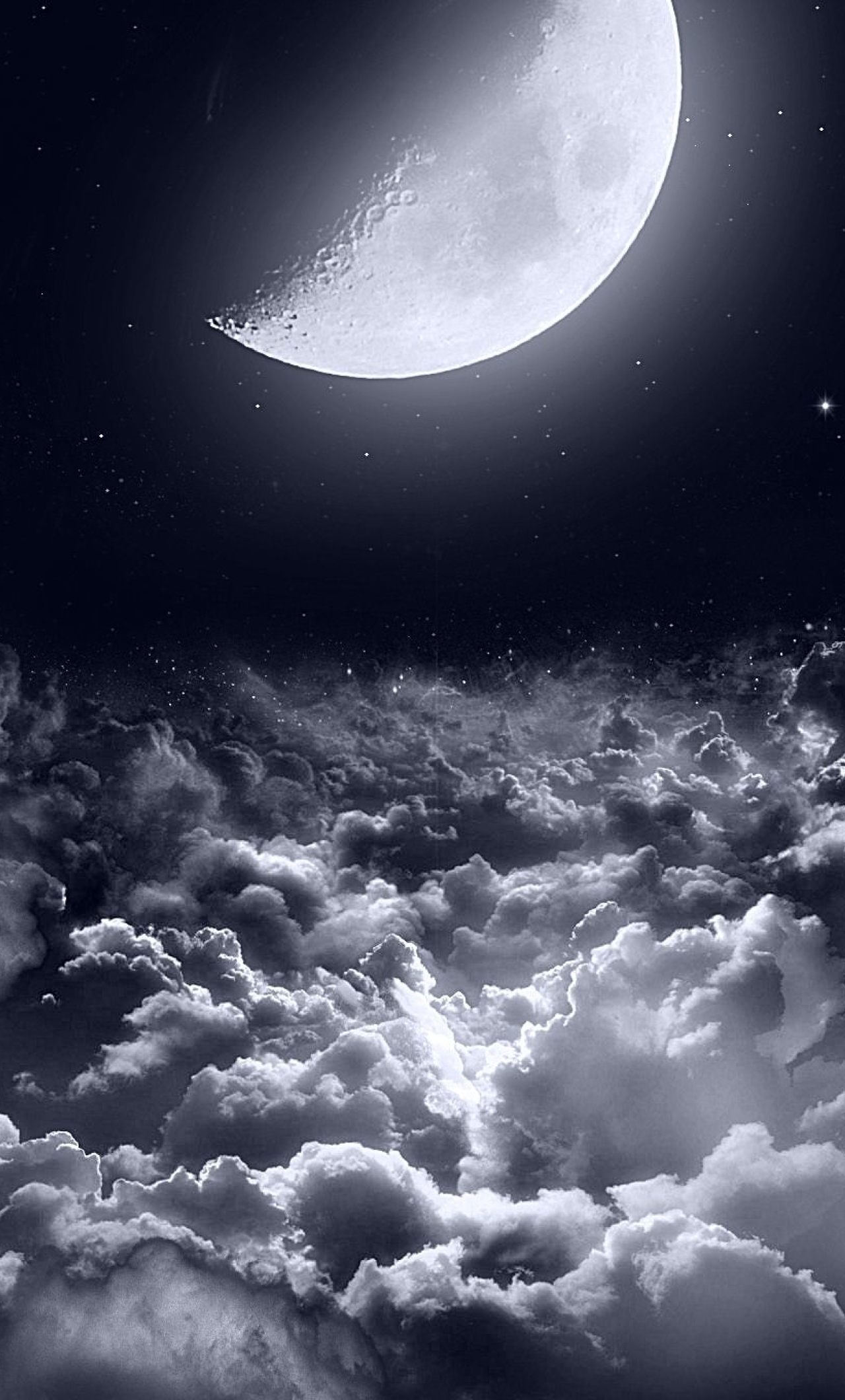 ☆ mine is the night, with all her stars ☆: Photo | Moon photography,  Beautiful moon, Sky aesthetic