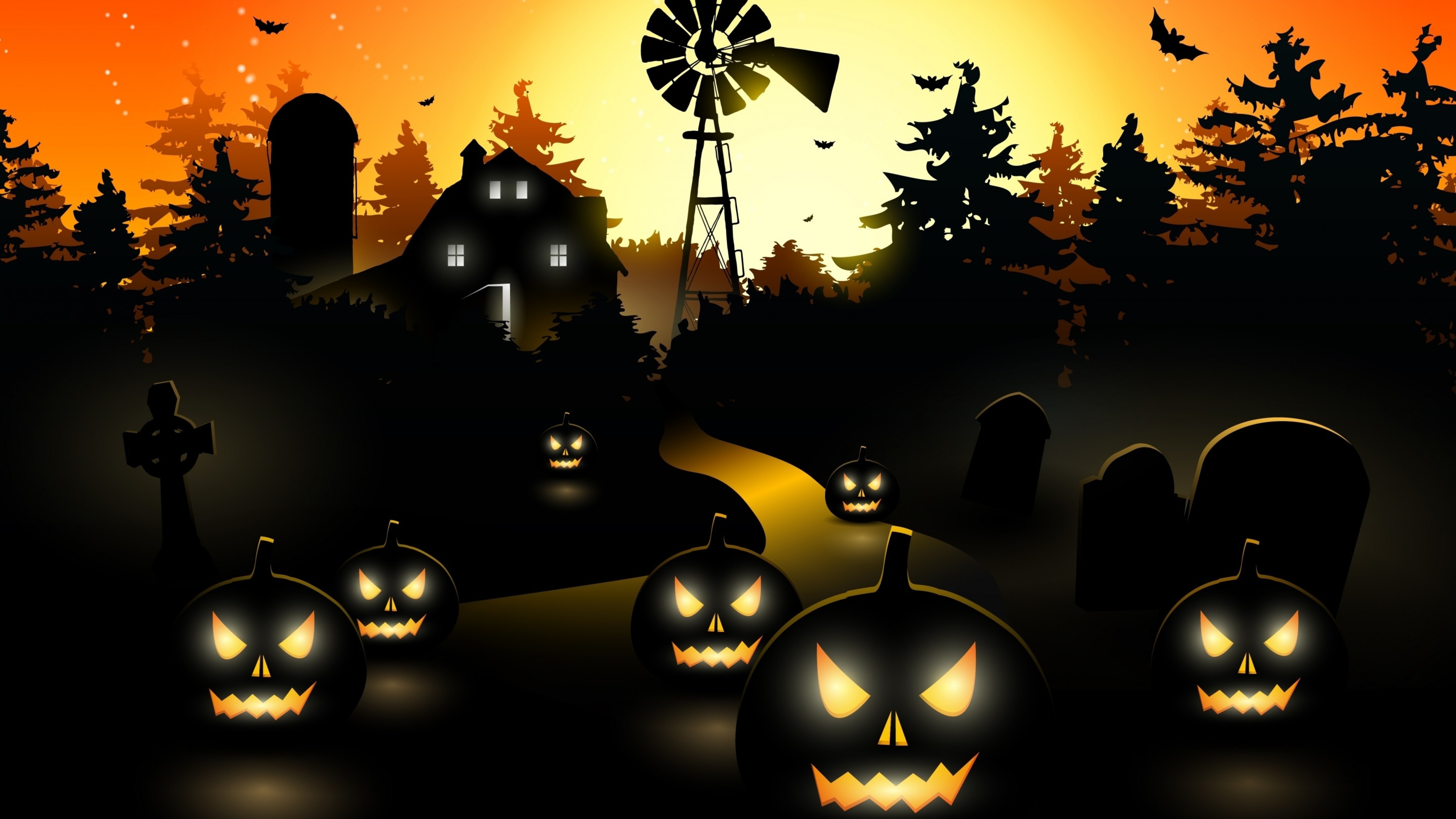Download Halloween Haunted House 1920x1080 Resolution ...