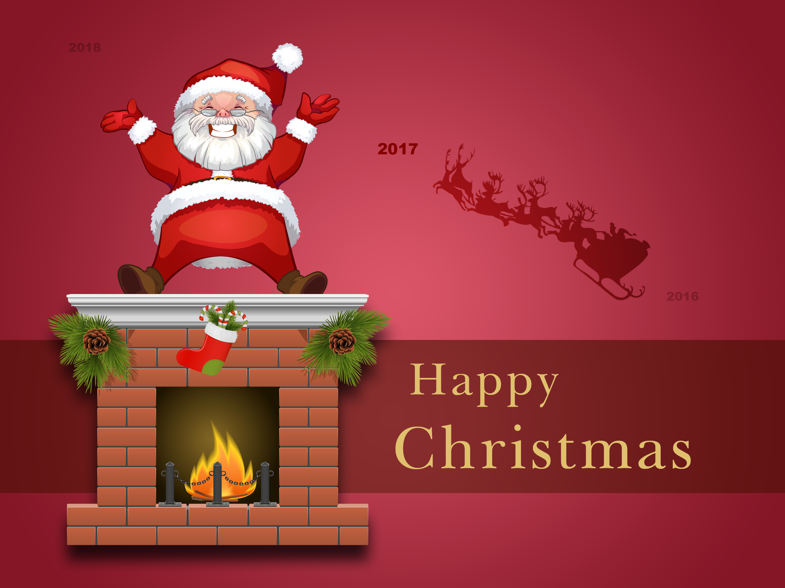 Happy Christmas 2017 Wallpaper, HD Holidays 4K Wallpapers, Images