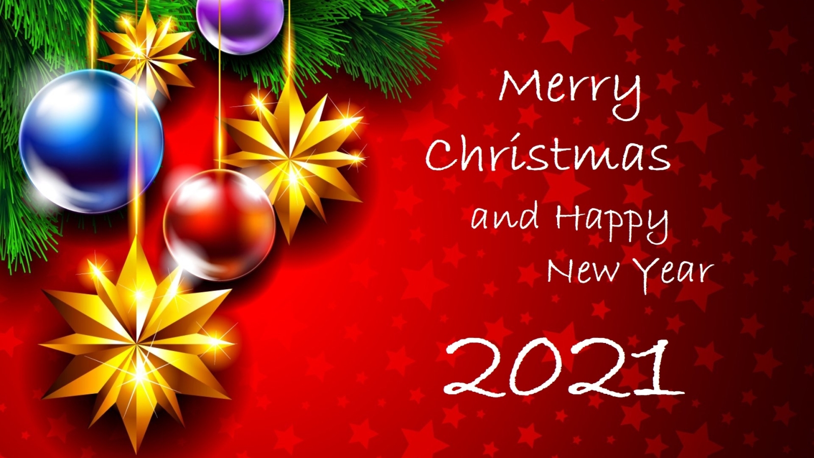 1600x900 Happy New Year Merry Christmas 2021 Greeting 1600x900 ...